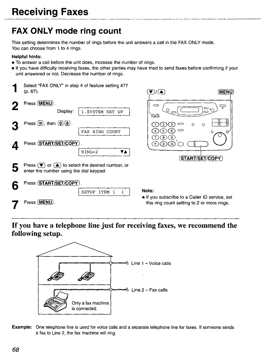 Panasonic KX-FP121 manual 