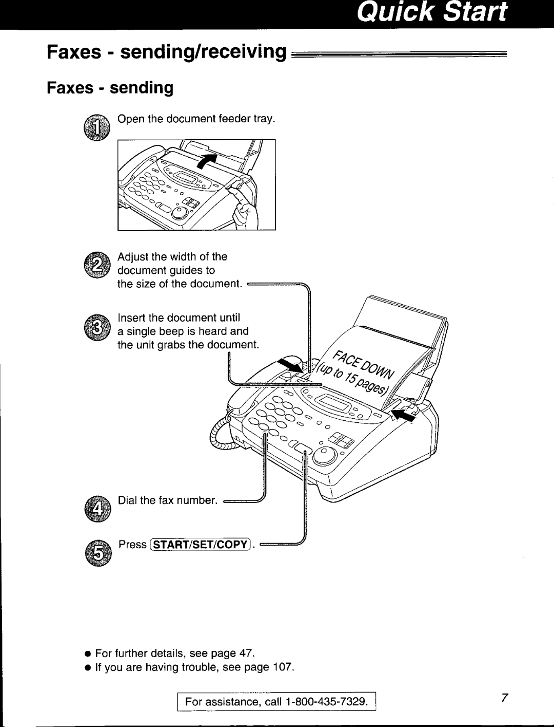 Panasonic KX-FP121 manual 