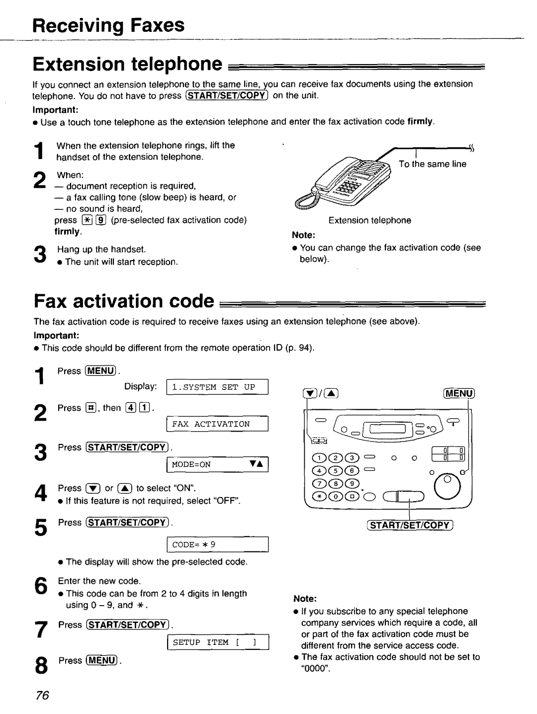 Panasonic KX-FP121 manual 