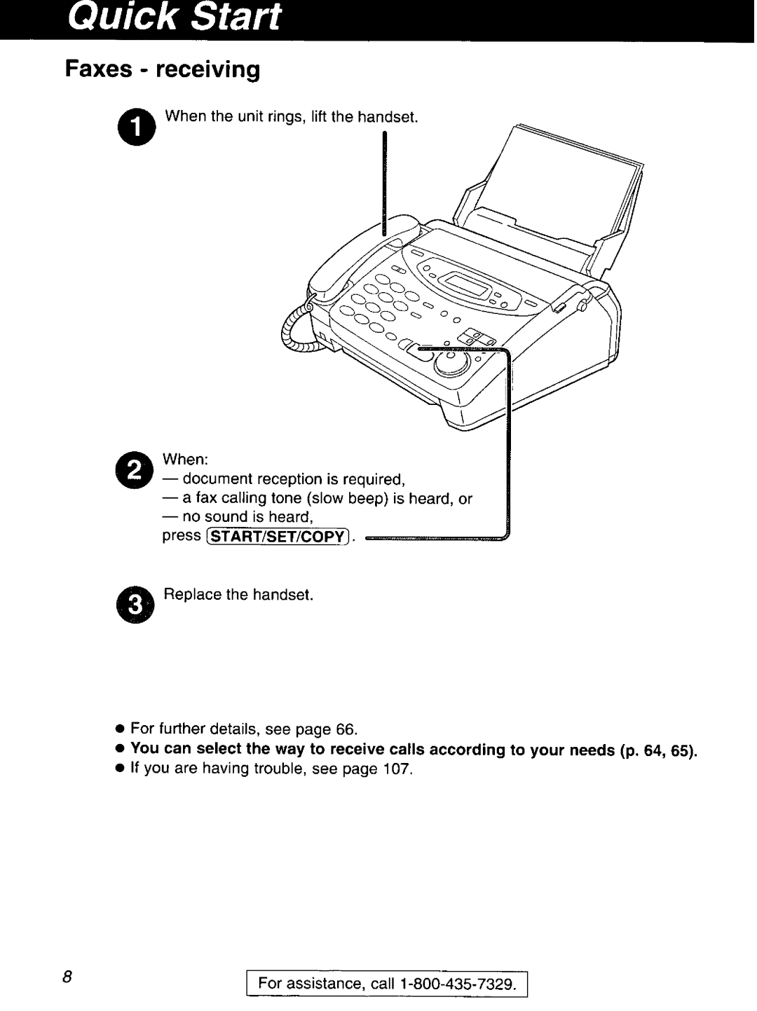 Panasonic KX-FP121 manual 