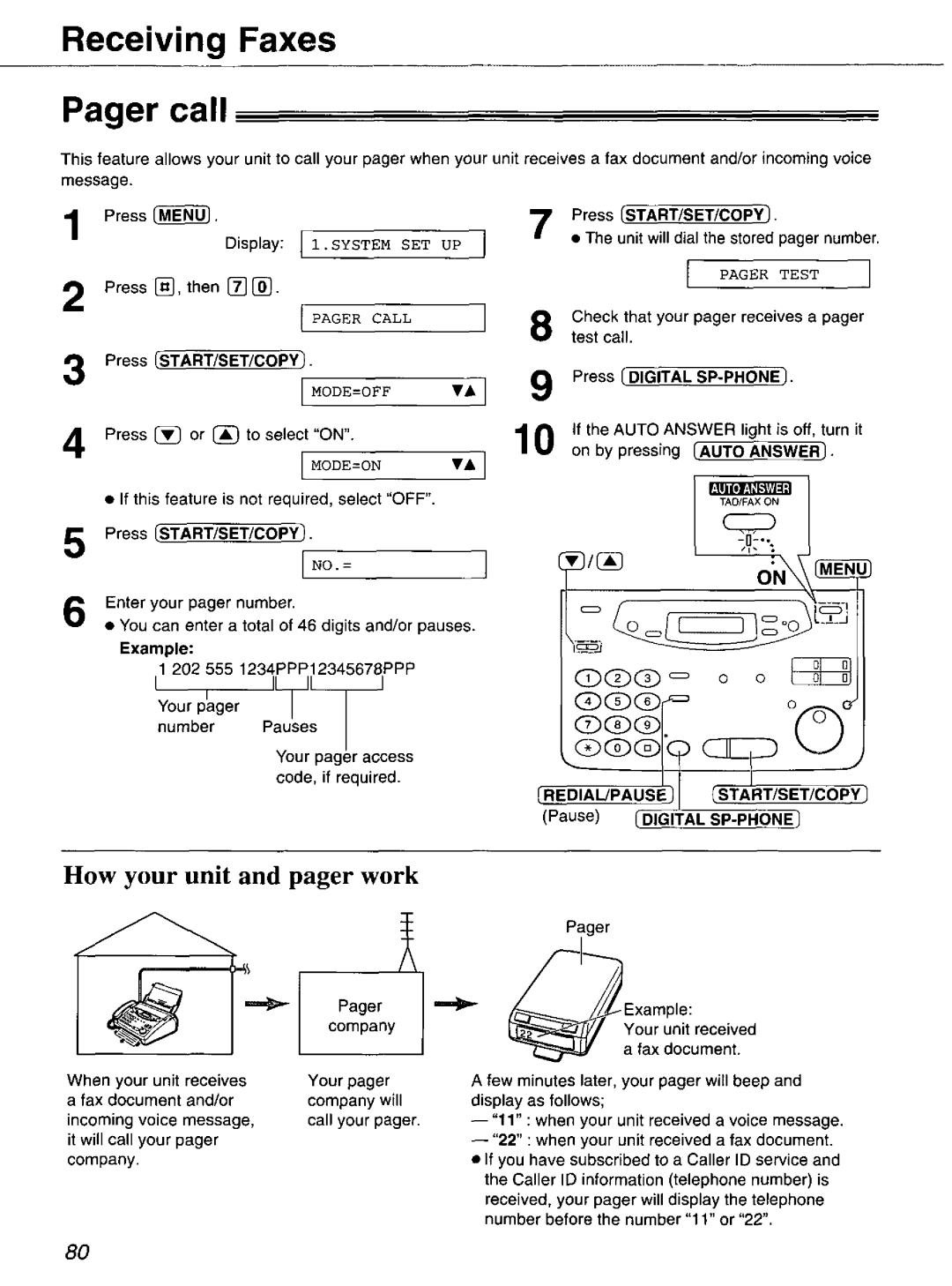 Panasonic KX-FP121 manual 