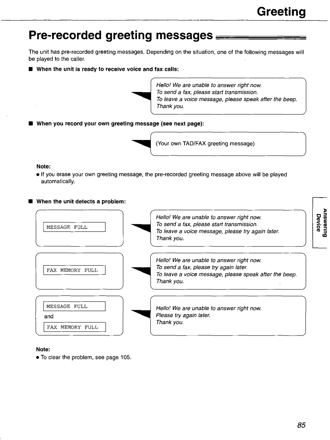 Panasonic KX-FP121 manual 