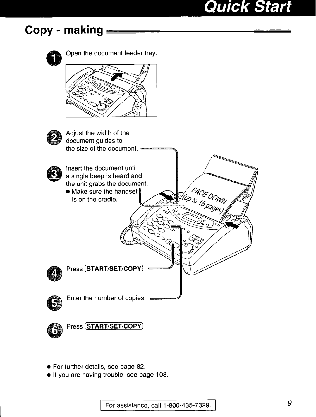 Panasonic KX-FP121 manual 