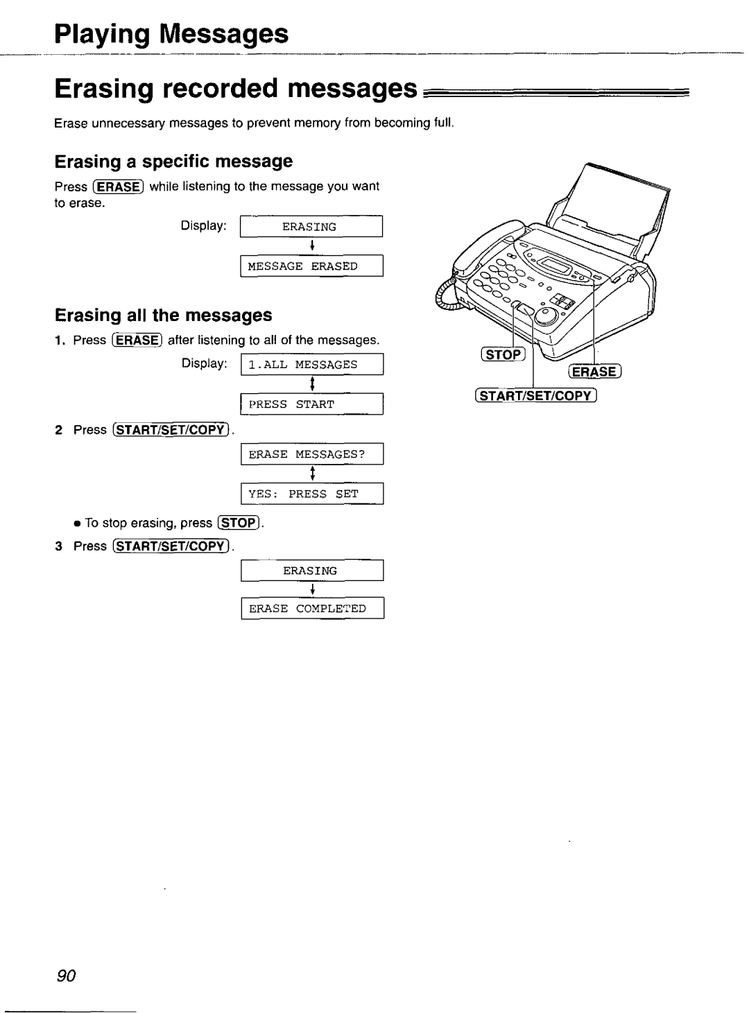 Panasonic KX-FP121 manual 