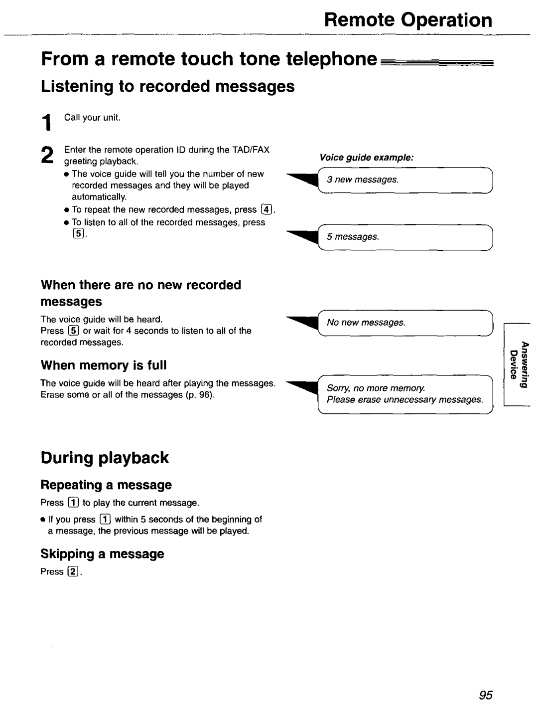 Panasonic KX-FP121 manual 