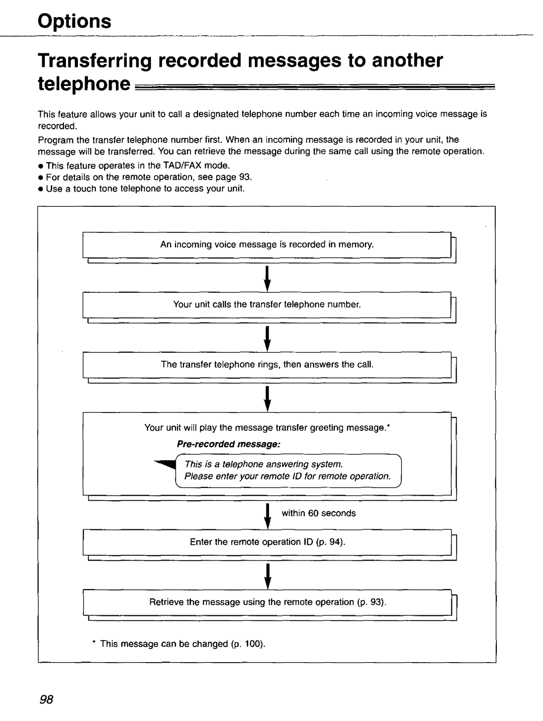 Panasonic KX-FP121 manual 