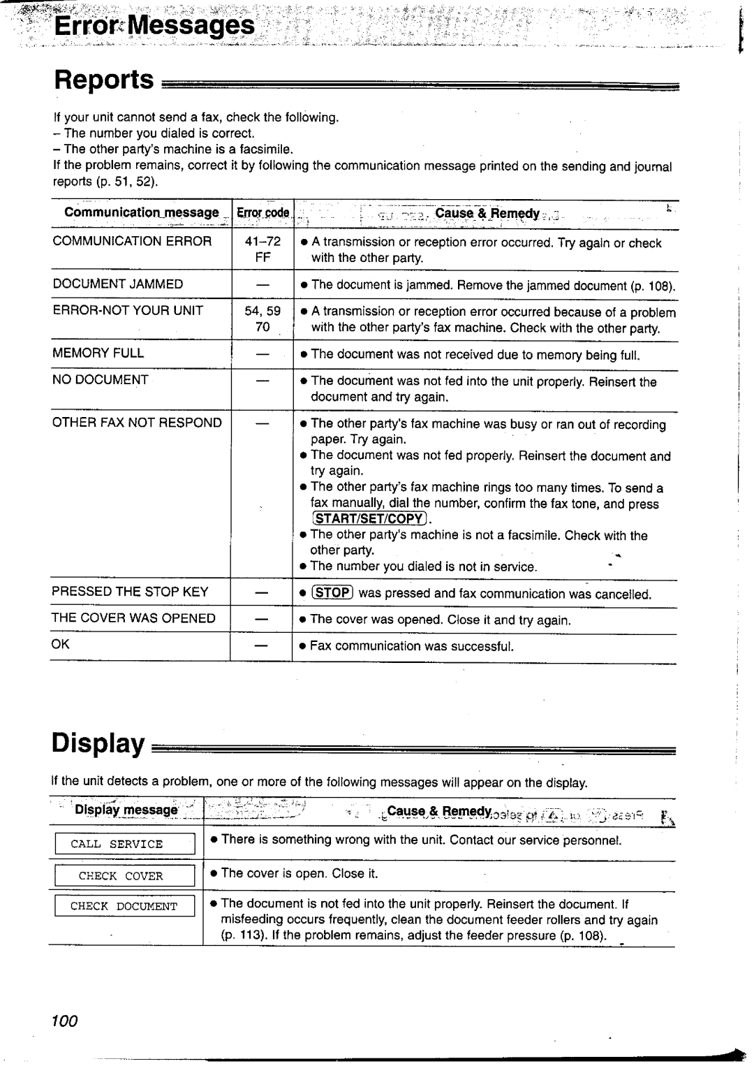 Panasonic KX-FP121NZ manual 