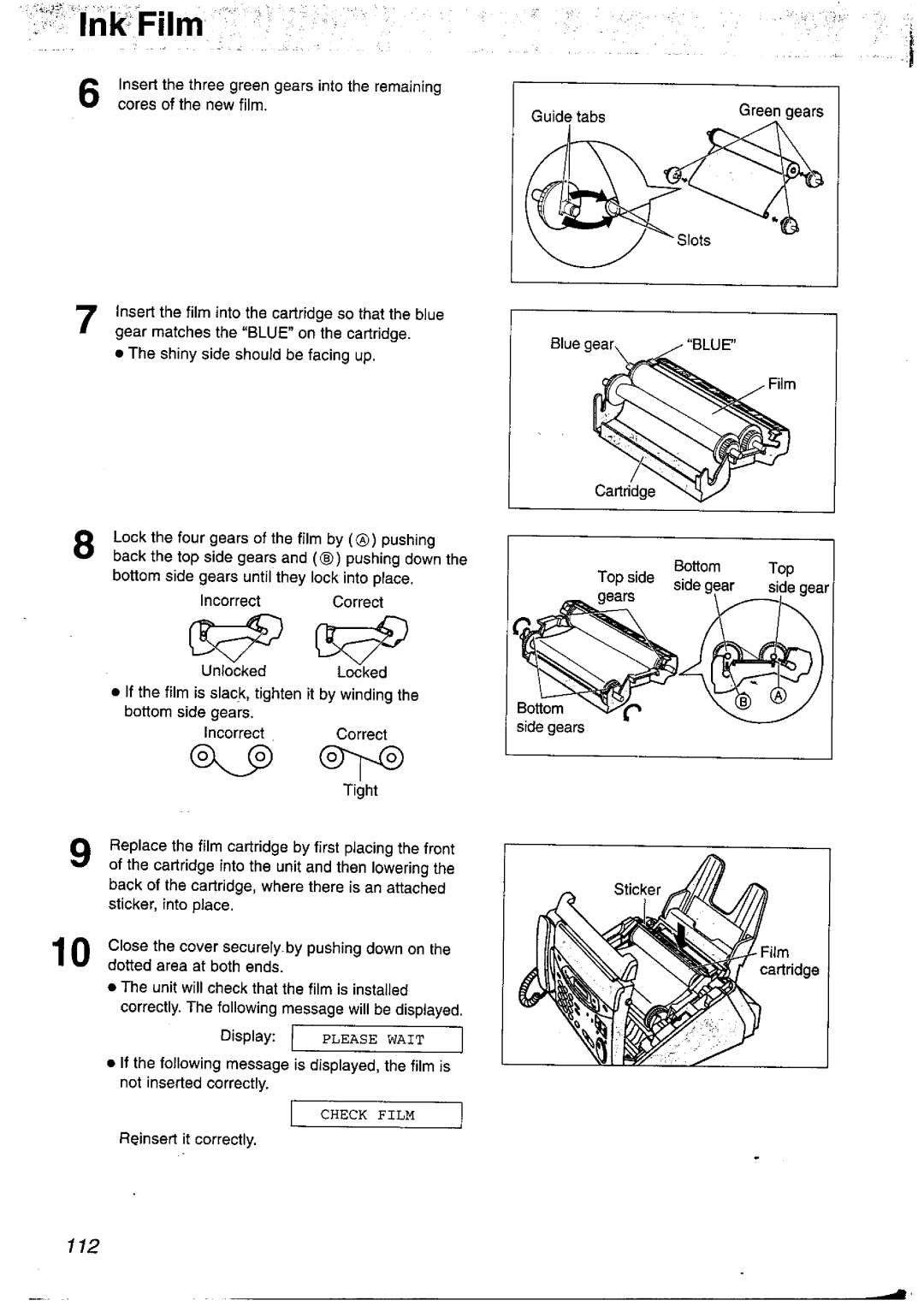 Panasonic KX-FP121NZ manual 