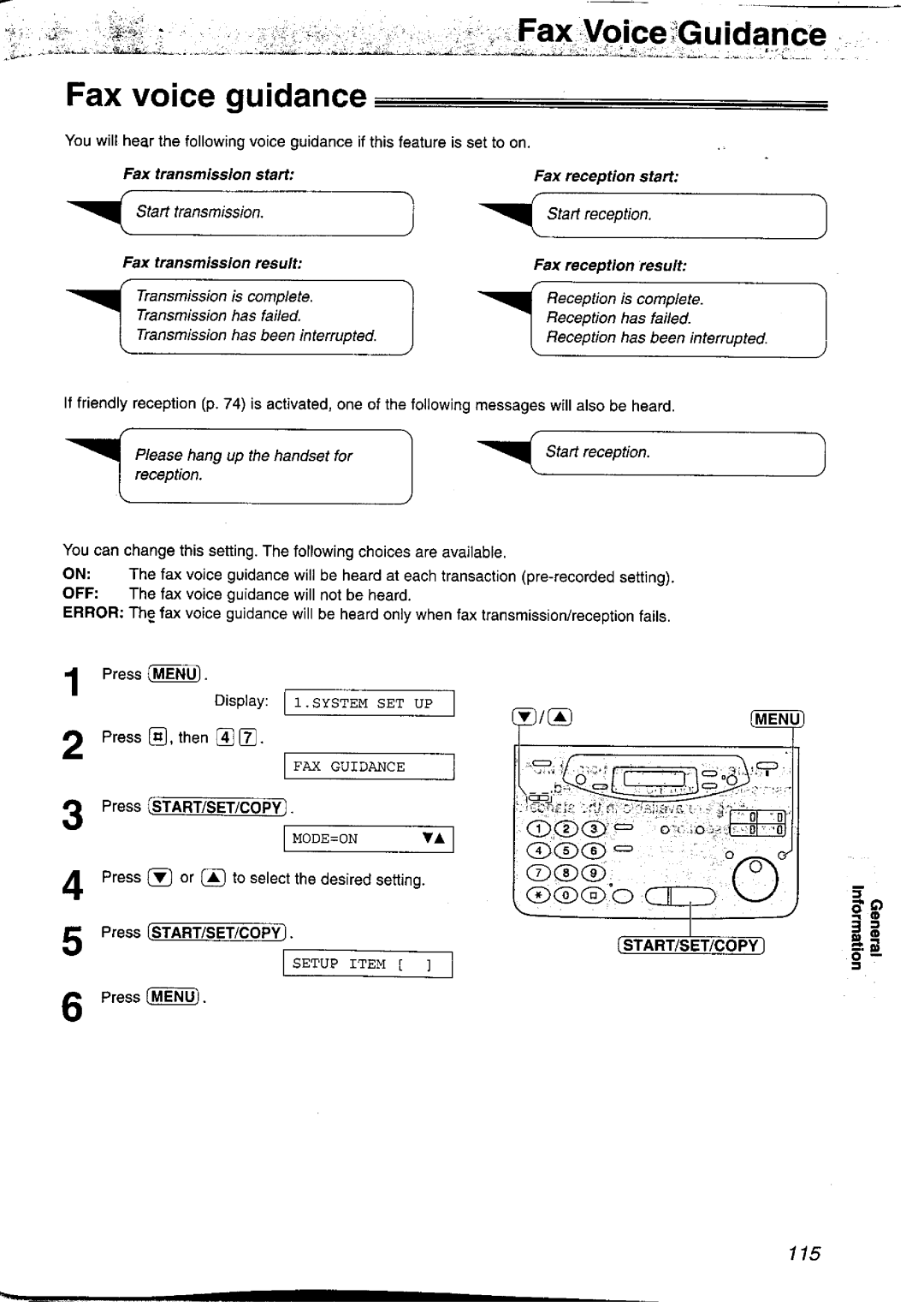 Panasonic KX-FP121NZ manual 