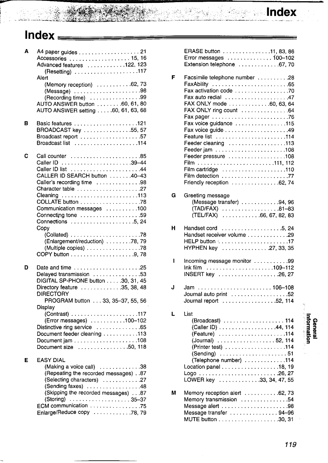 Panasonic KX-FP121NZ manual 