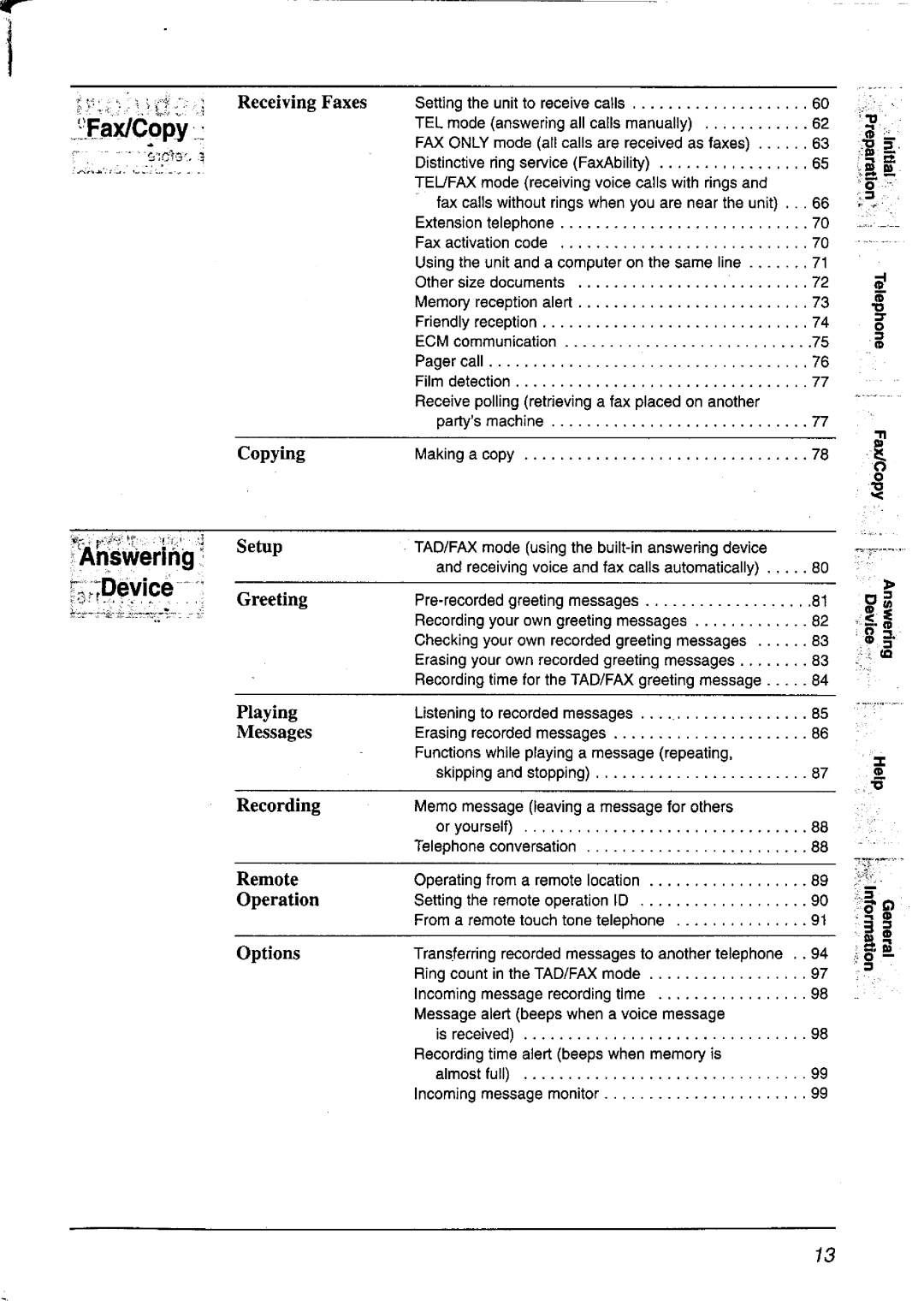 Panasonic KX-FP121NZ manual 