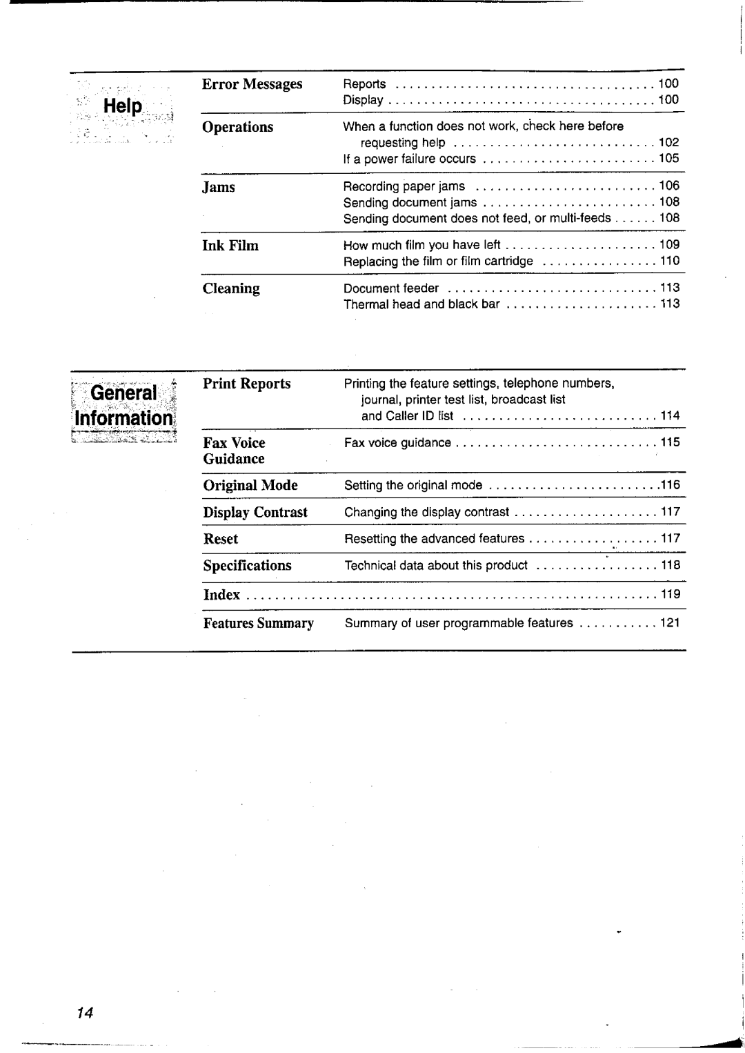 Panasonic KX-FP121NZ manual 