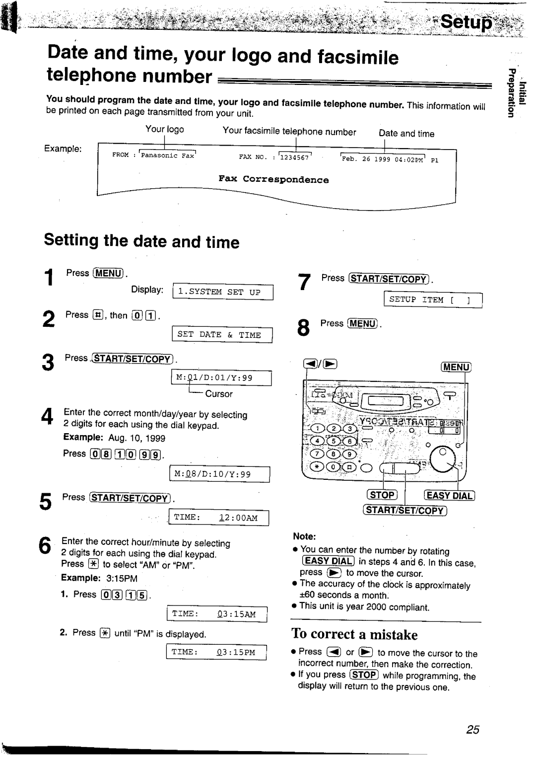 Panasonic KX-FP121NZ manual 