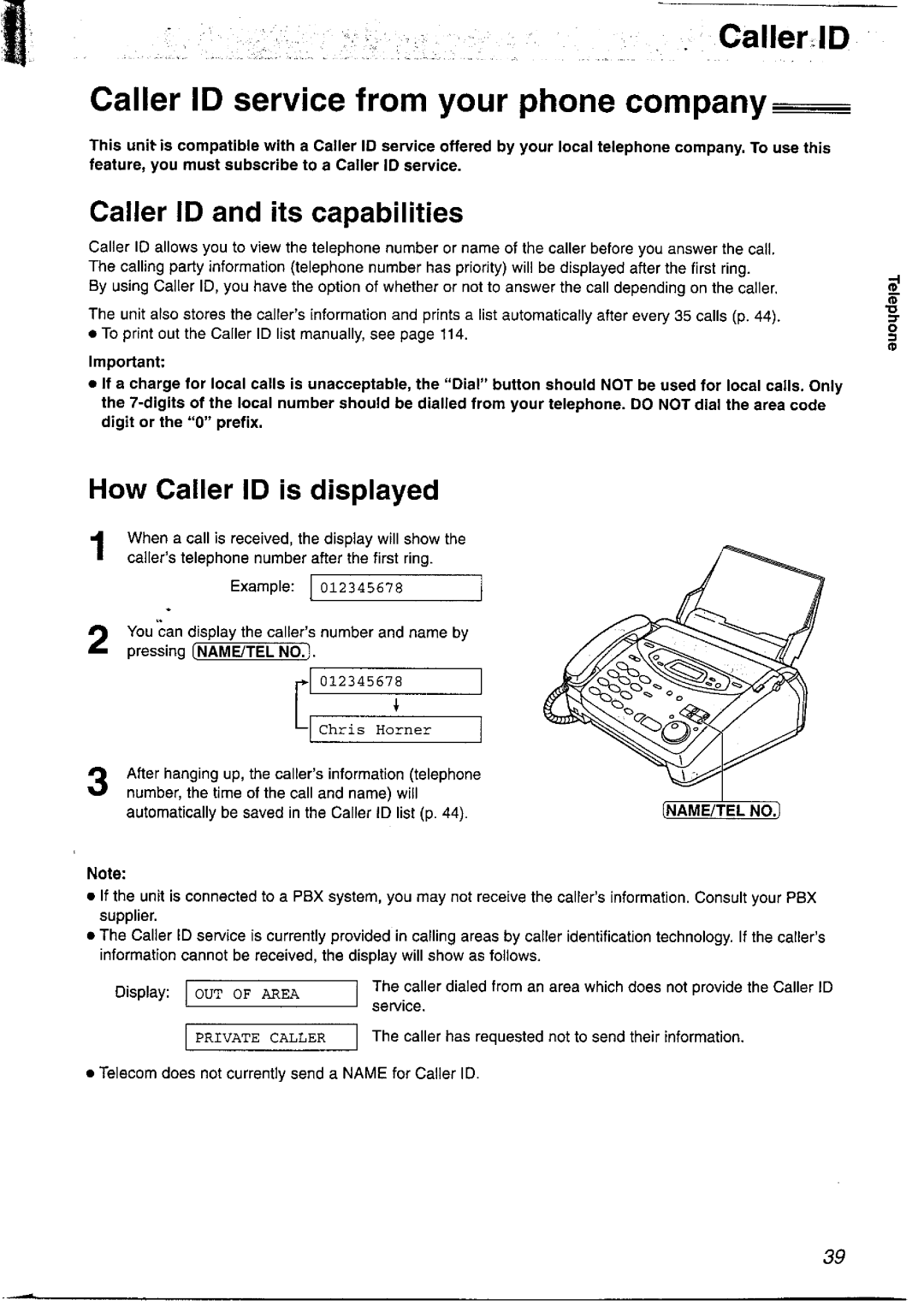 Panasonic KX-FP121NZ manual 