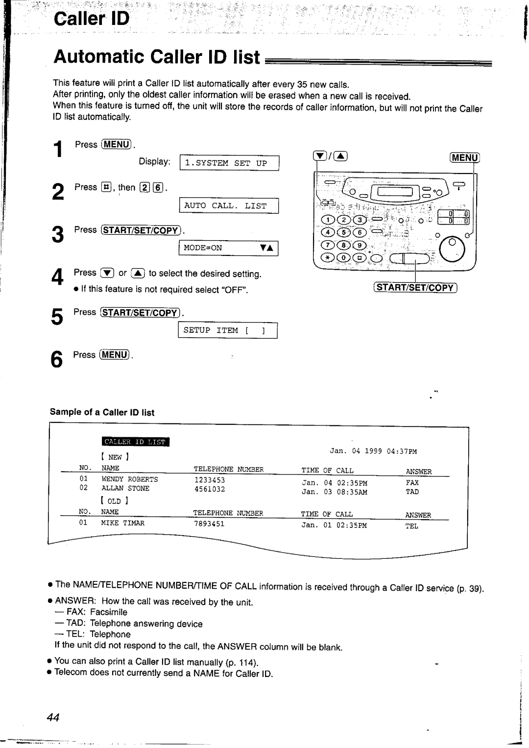 Panasonic KX-FP121NZ manual 