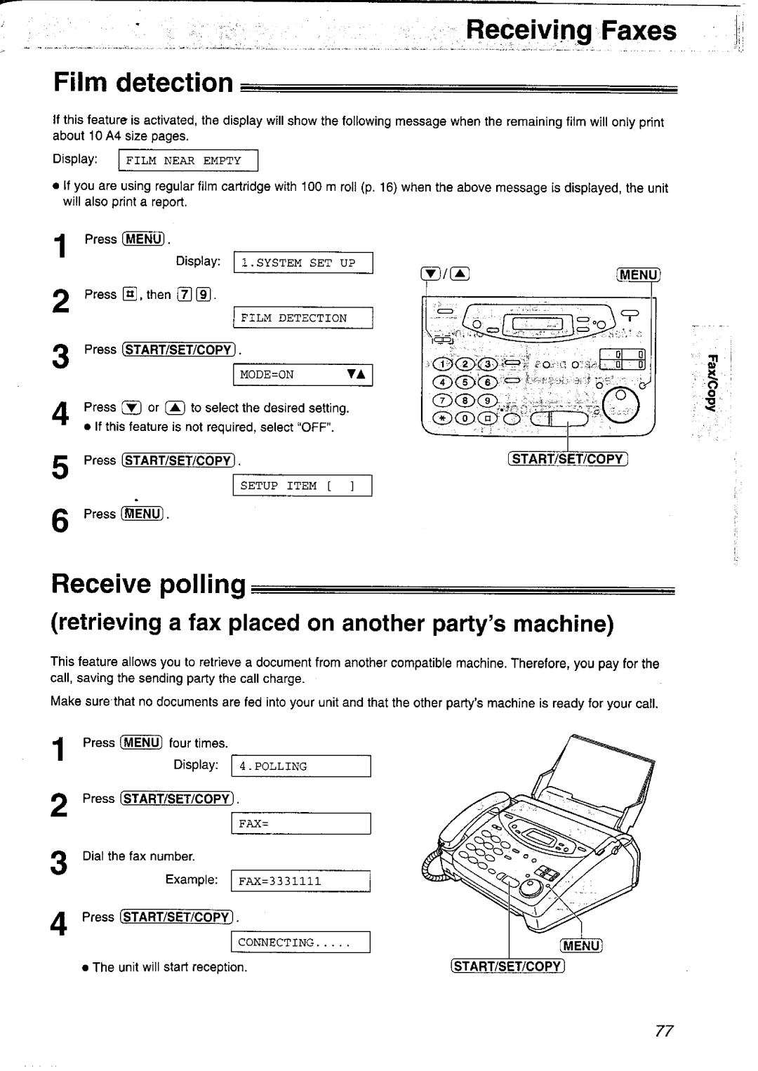 Panasonic KX-FP121NZ manual 