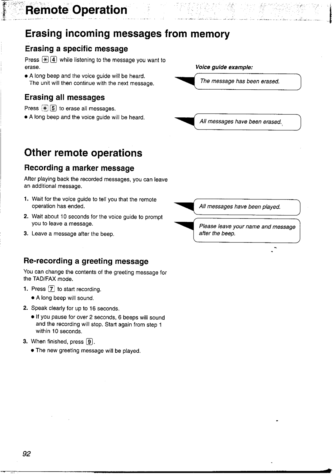 Panasonic KX-FP121NZ manual 