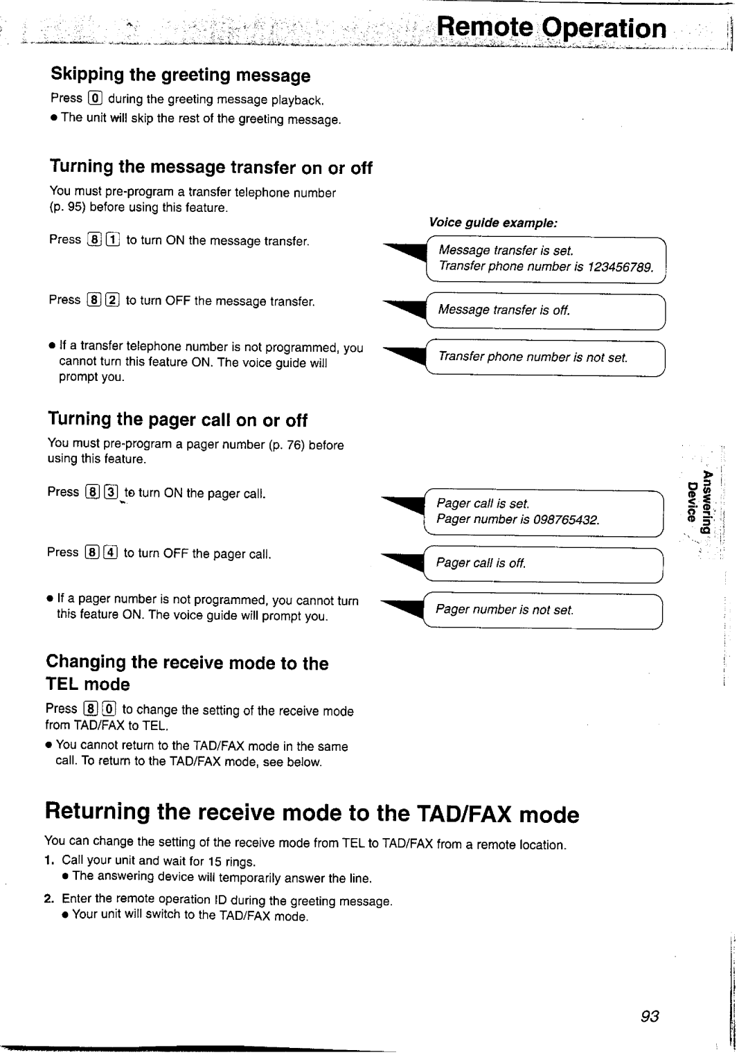 Panasonic KX-FP121NZ manual 