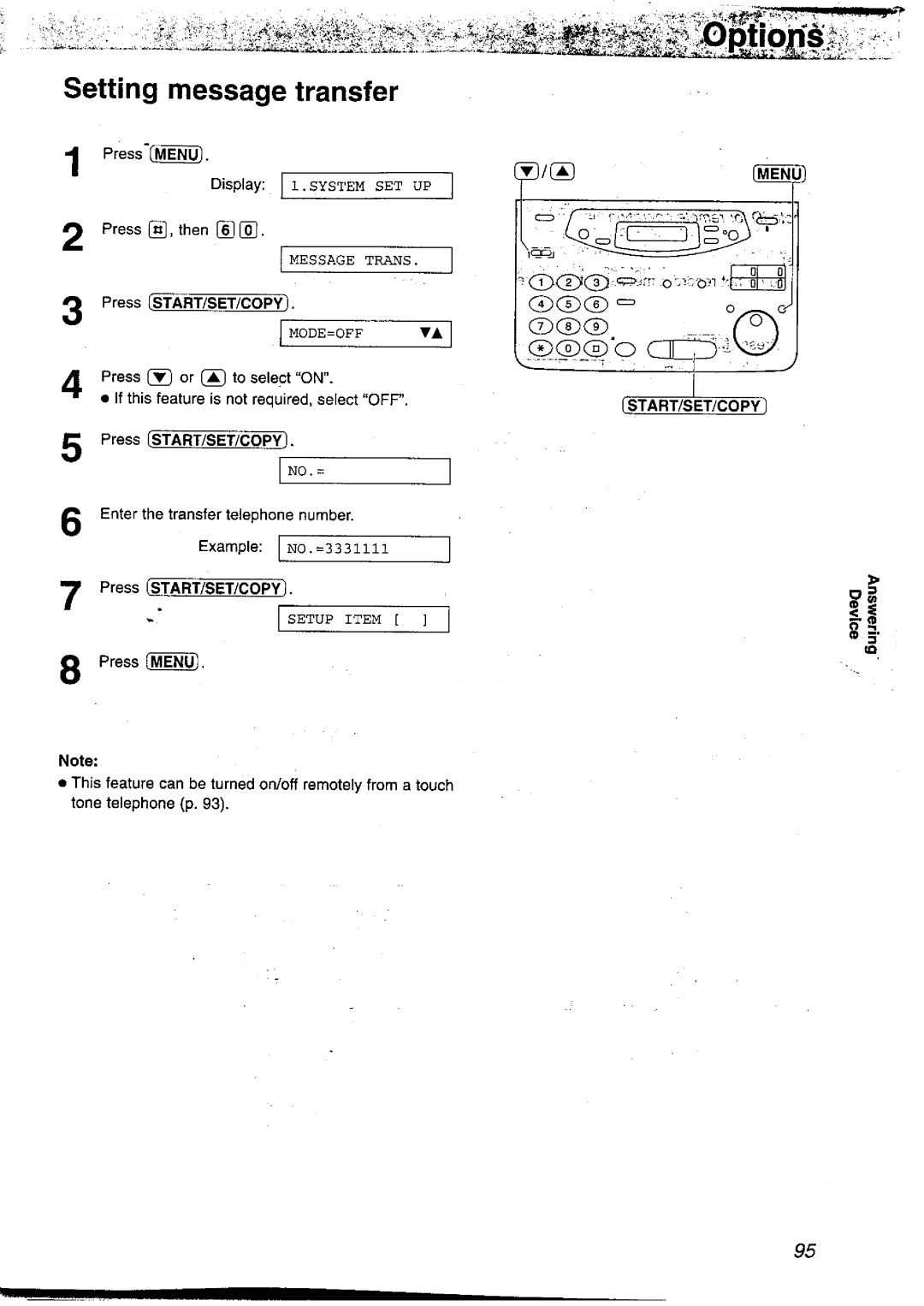 Panasonic KX-FP121NZ manual 