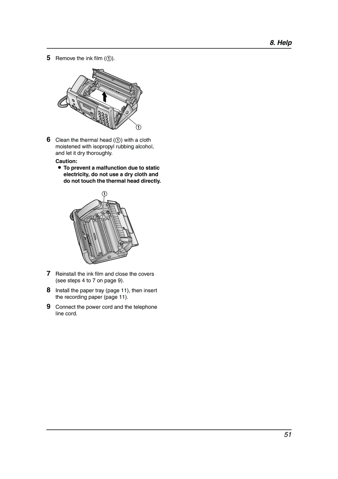 Panasonic KX-FP143HK operating instructions Help 