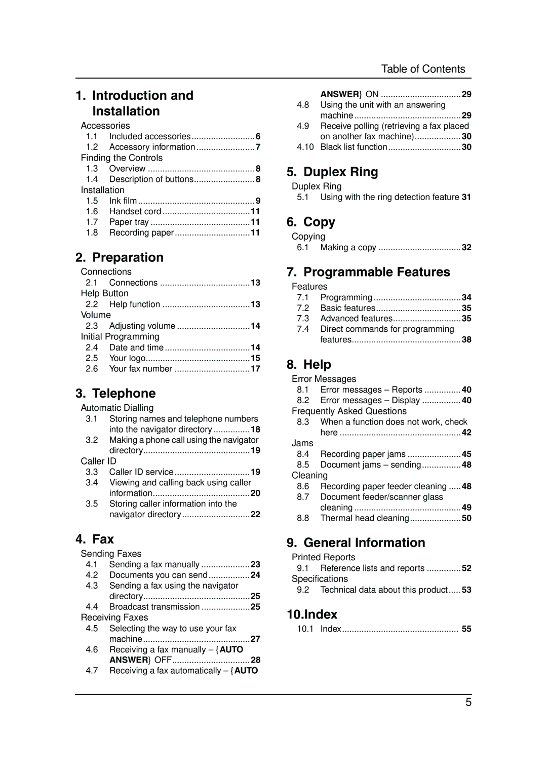 Panasonic KX-FP143HK operating instructions Directory, On another fax machine 