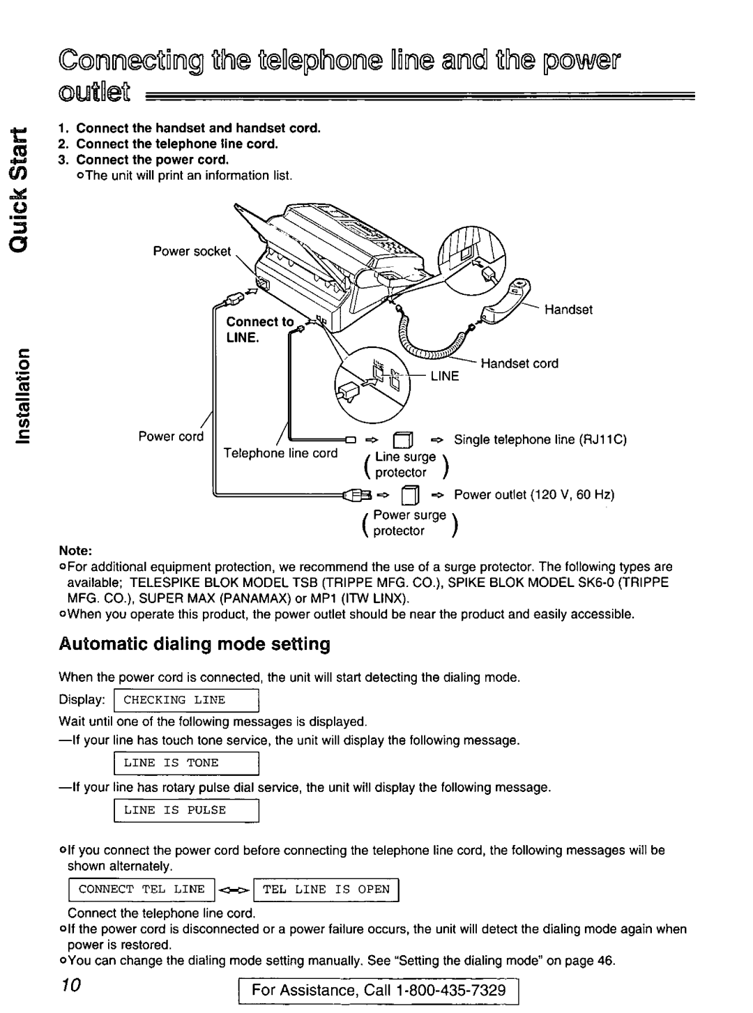 Panasonic KX-FP200, KX-FP195 manual 