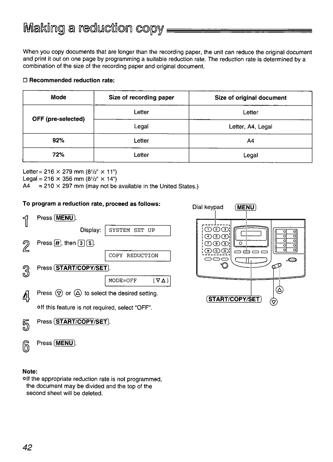 Panasonic KX-FP200, KX-FP195 manual 