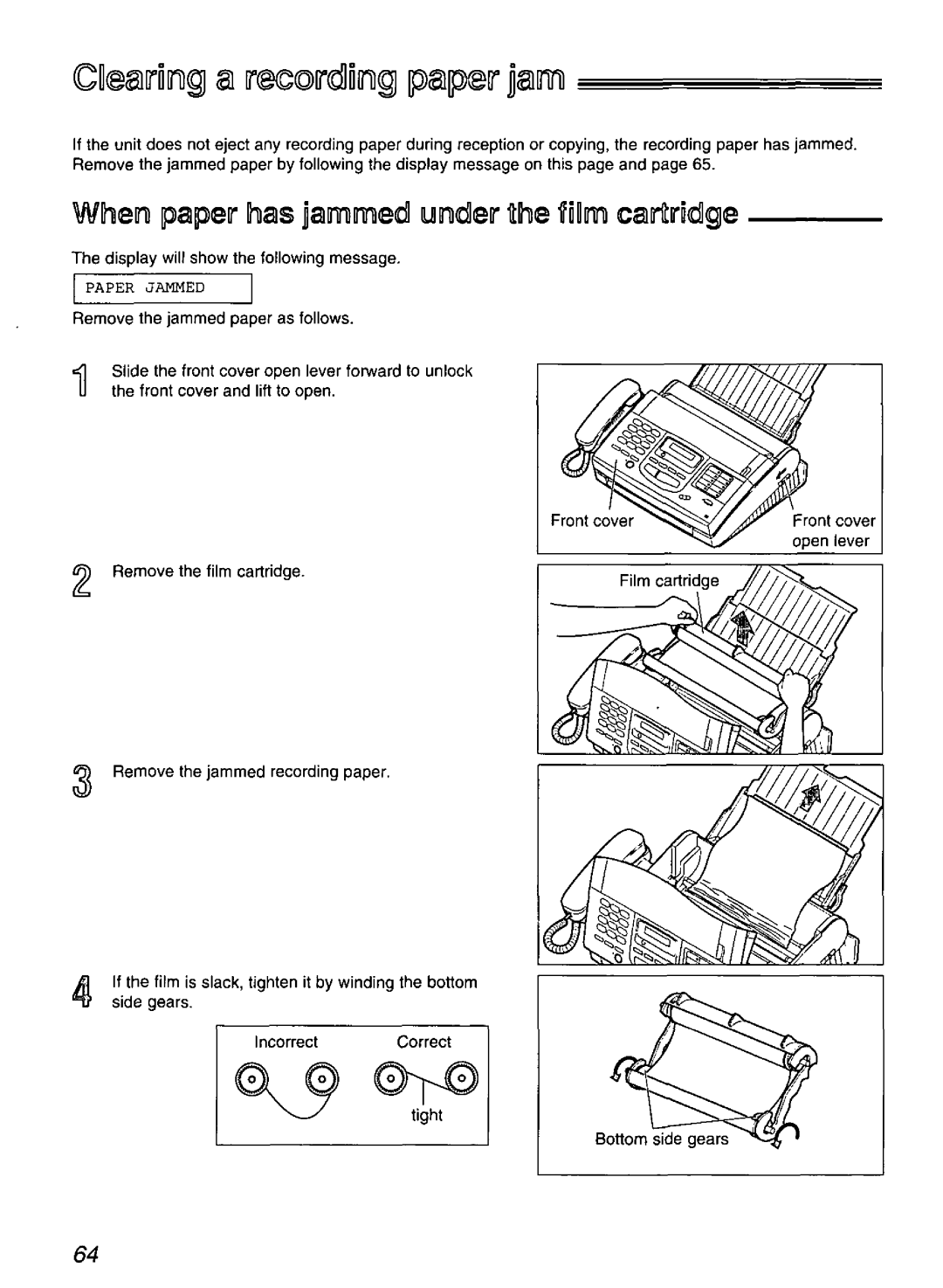 Panasonic KX-FP200, KX-FP195 manual 