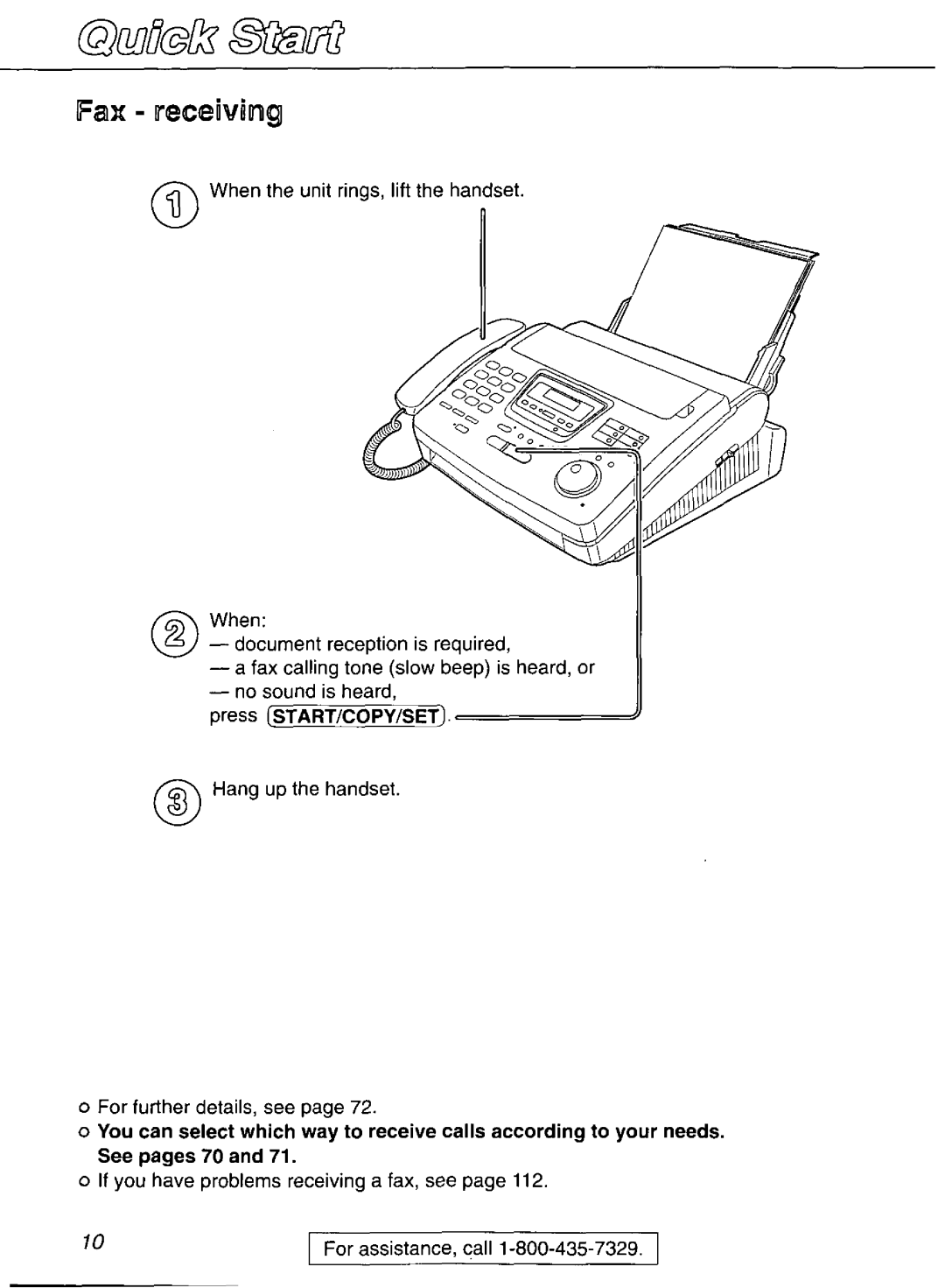 Panasonic KX-FP270, KX-FP265 manual 