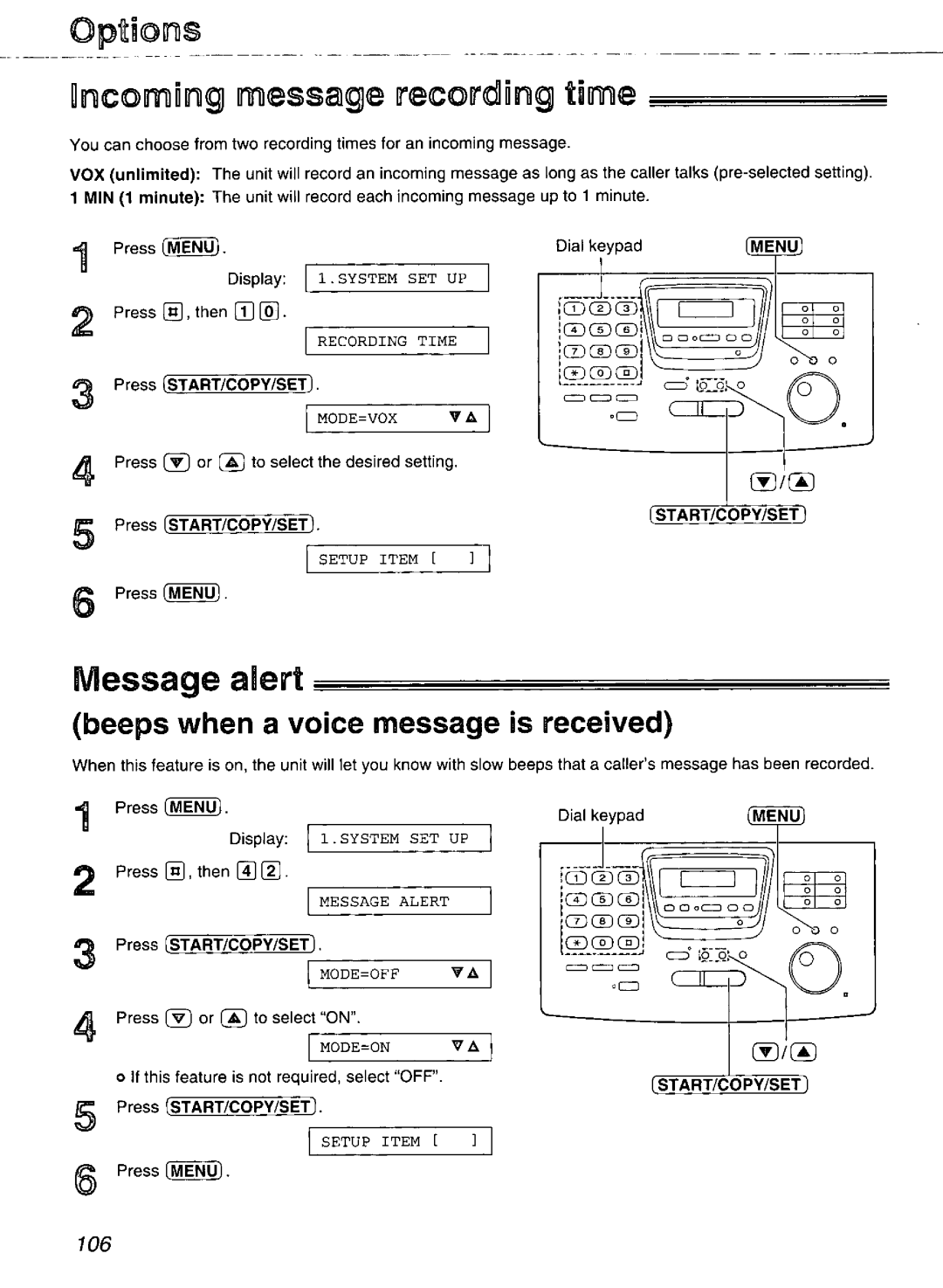 Panasonic KX-FP270, KX-FP265 manual 