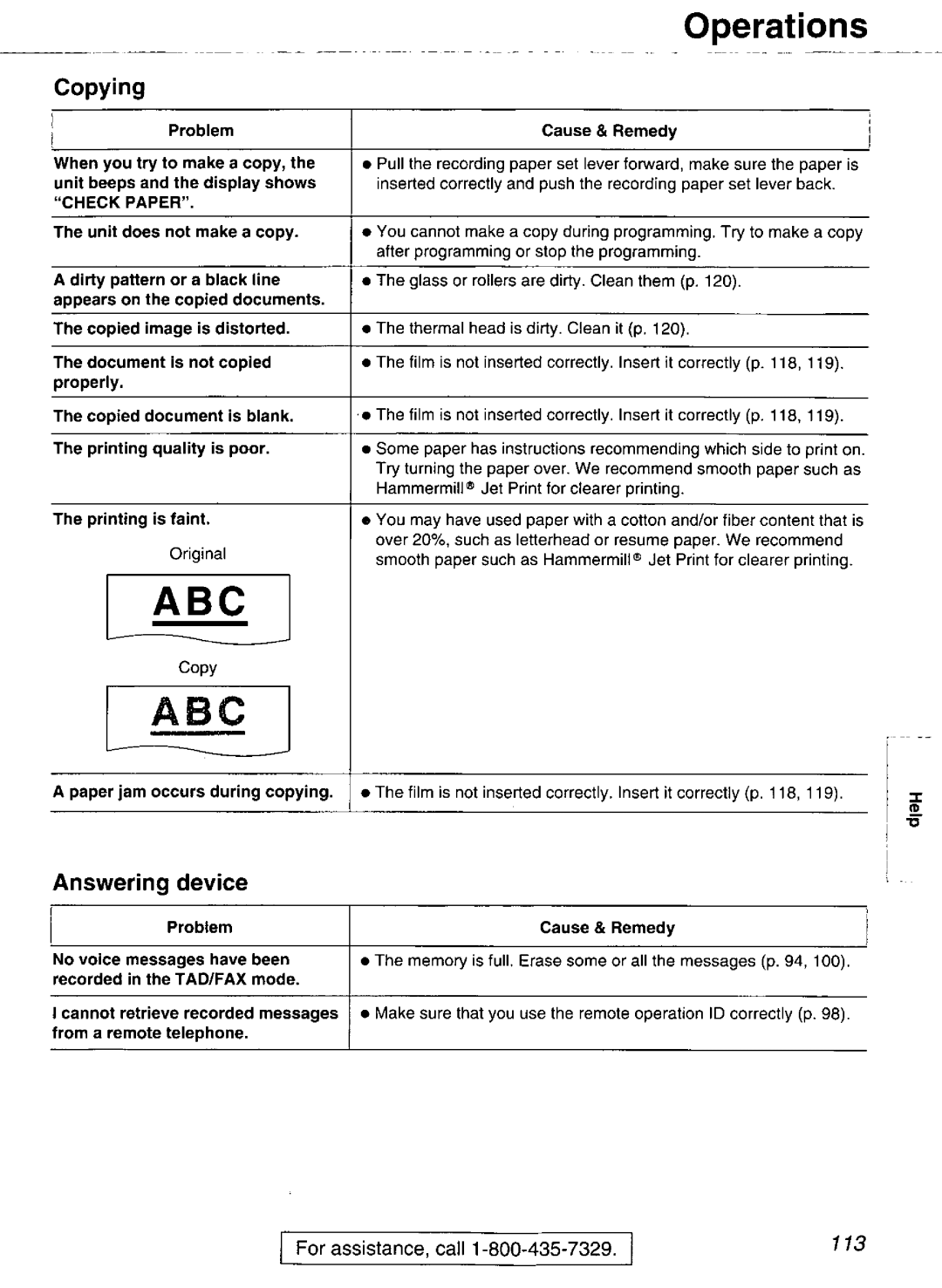 Panasonic KX-FP265, KX-FP270 manual 