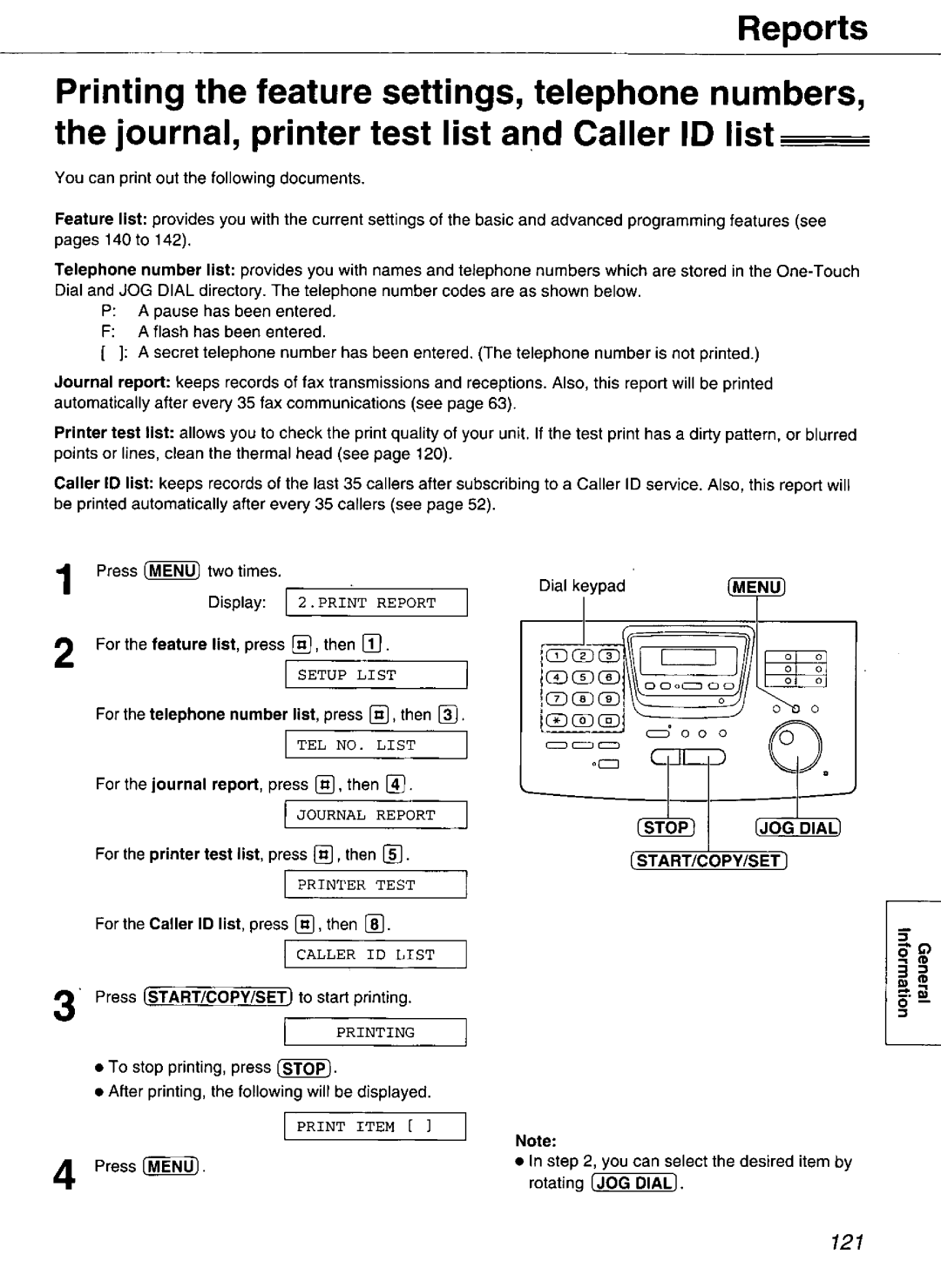 Panasonic KX-FP265, KX-FP270 manual 