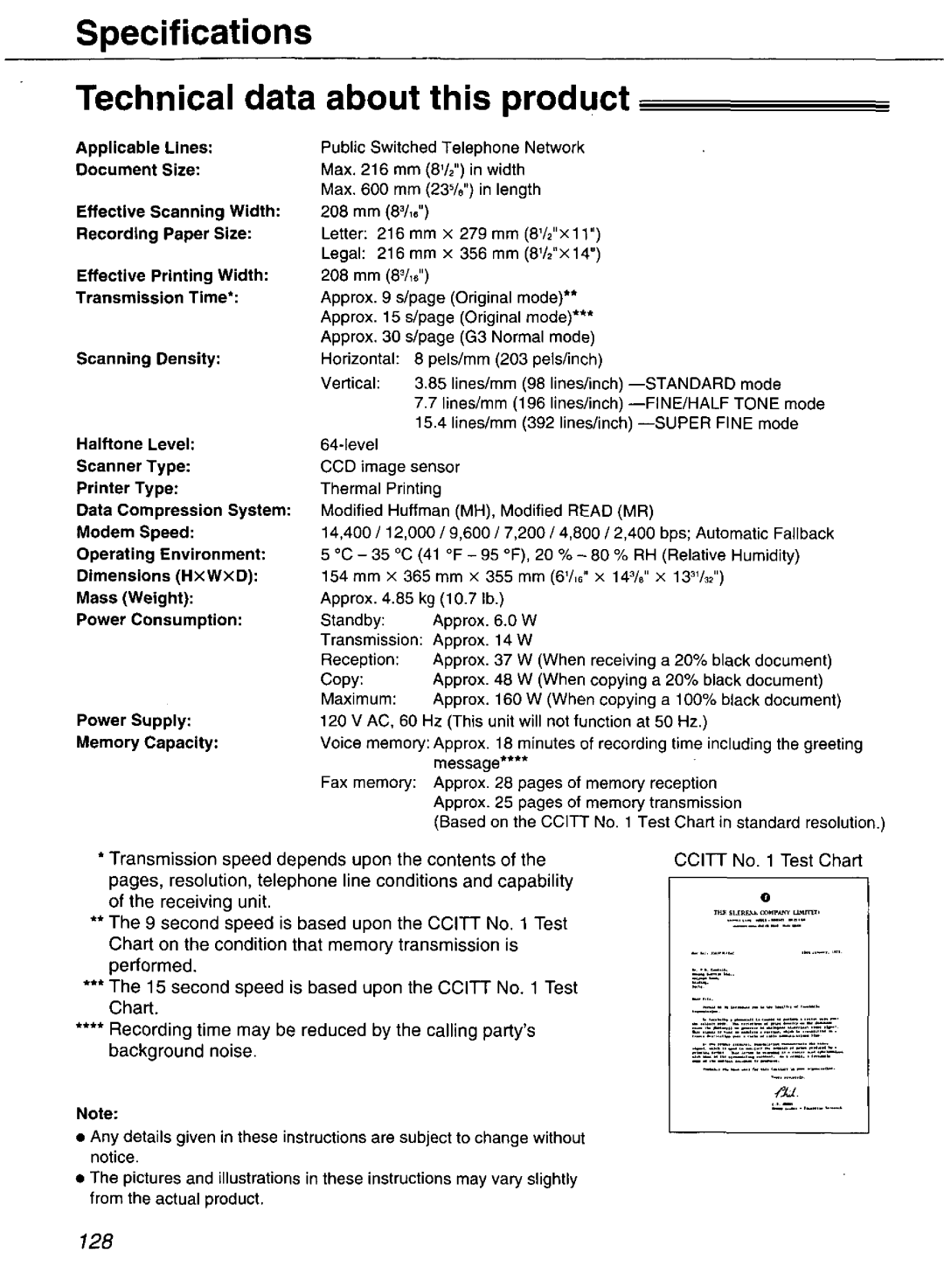 Panasonic KX-FP270, KX-FP265 manual 