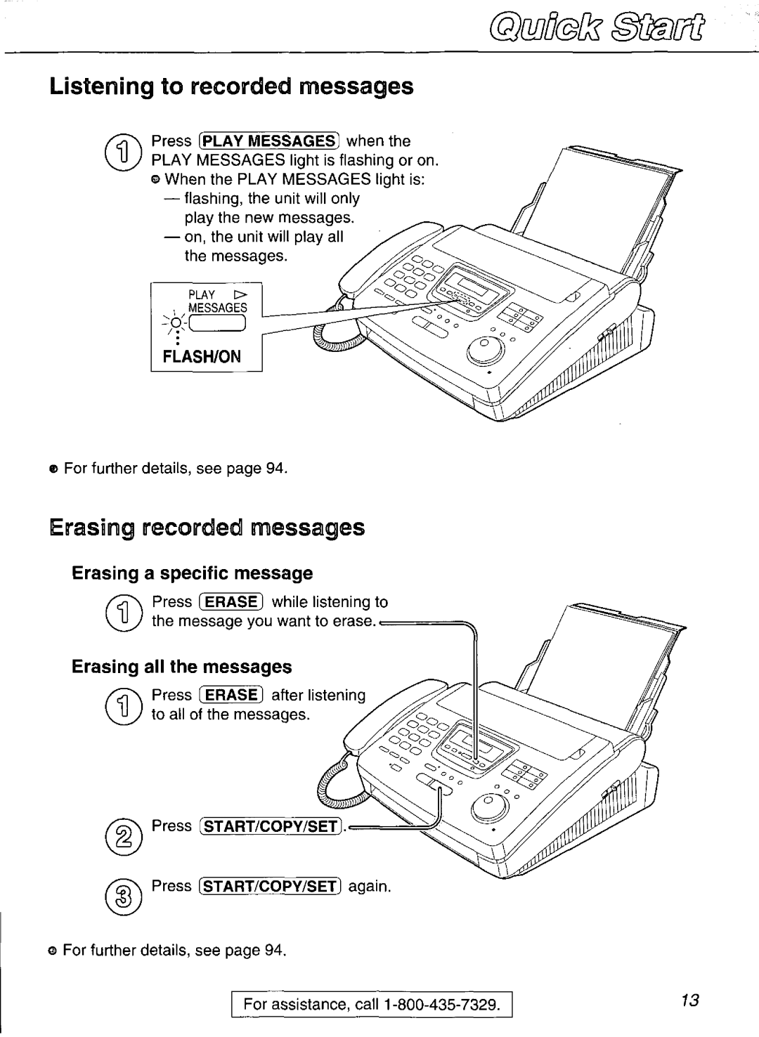 Panasonic KX-FP265, KX-FP270 manual 