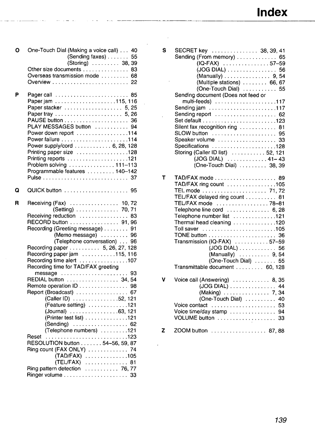 Panasonic KX-FP265, KX-FP270 manual 