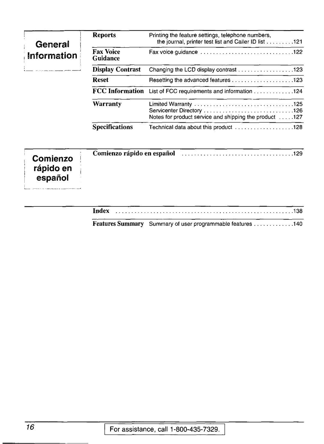 Panasonic KX-FP270, KX-FP265 manual 