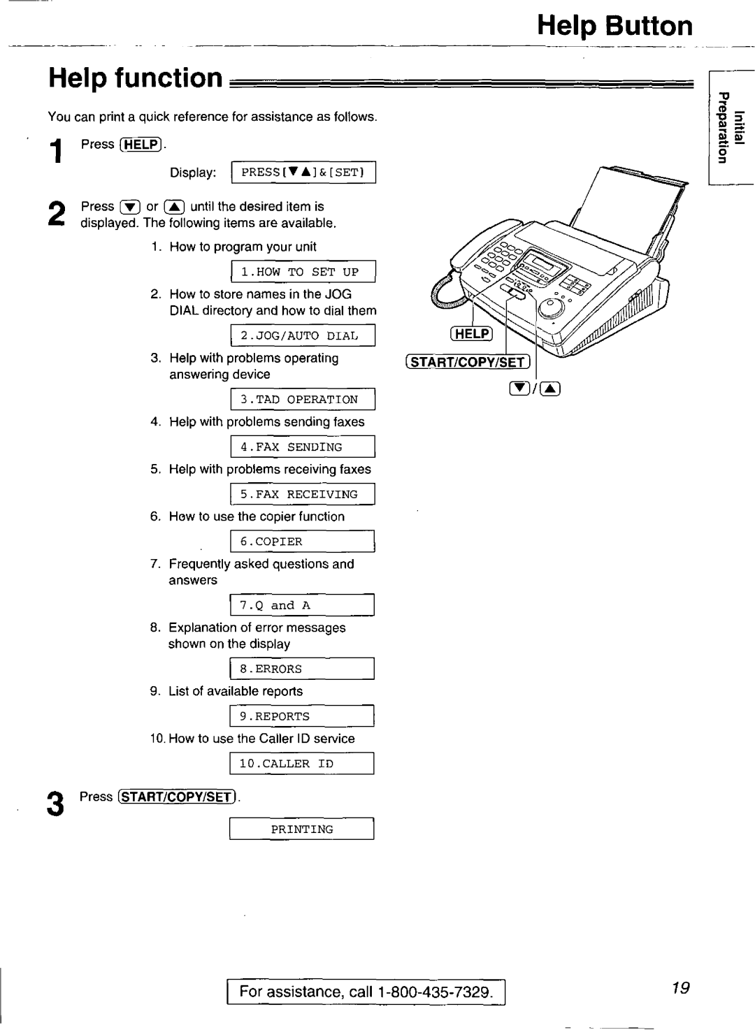 Panasonic KX-FP265, KX-FP270 manual 