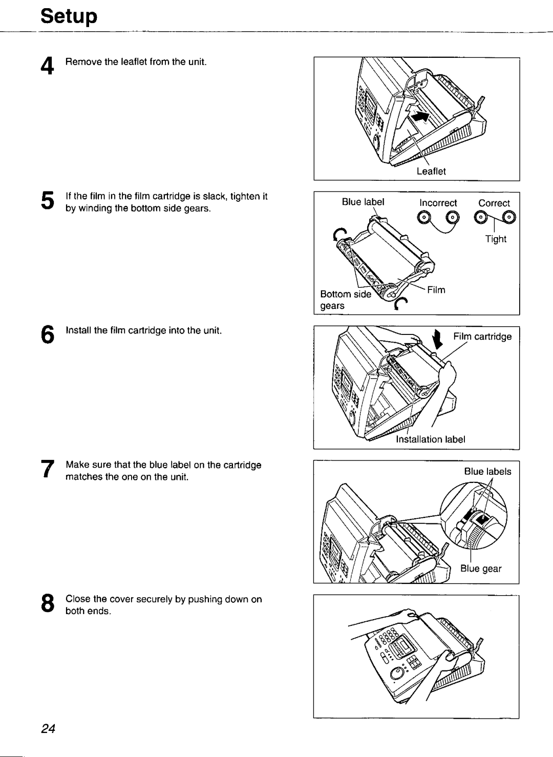 Panasonic KX-FP270, KX-FP265 manual 