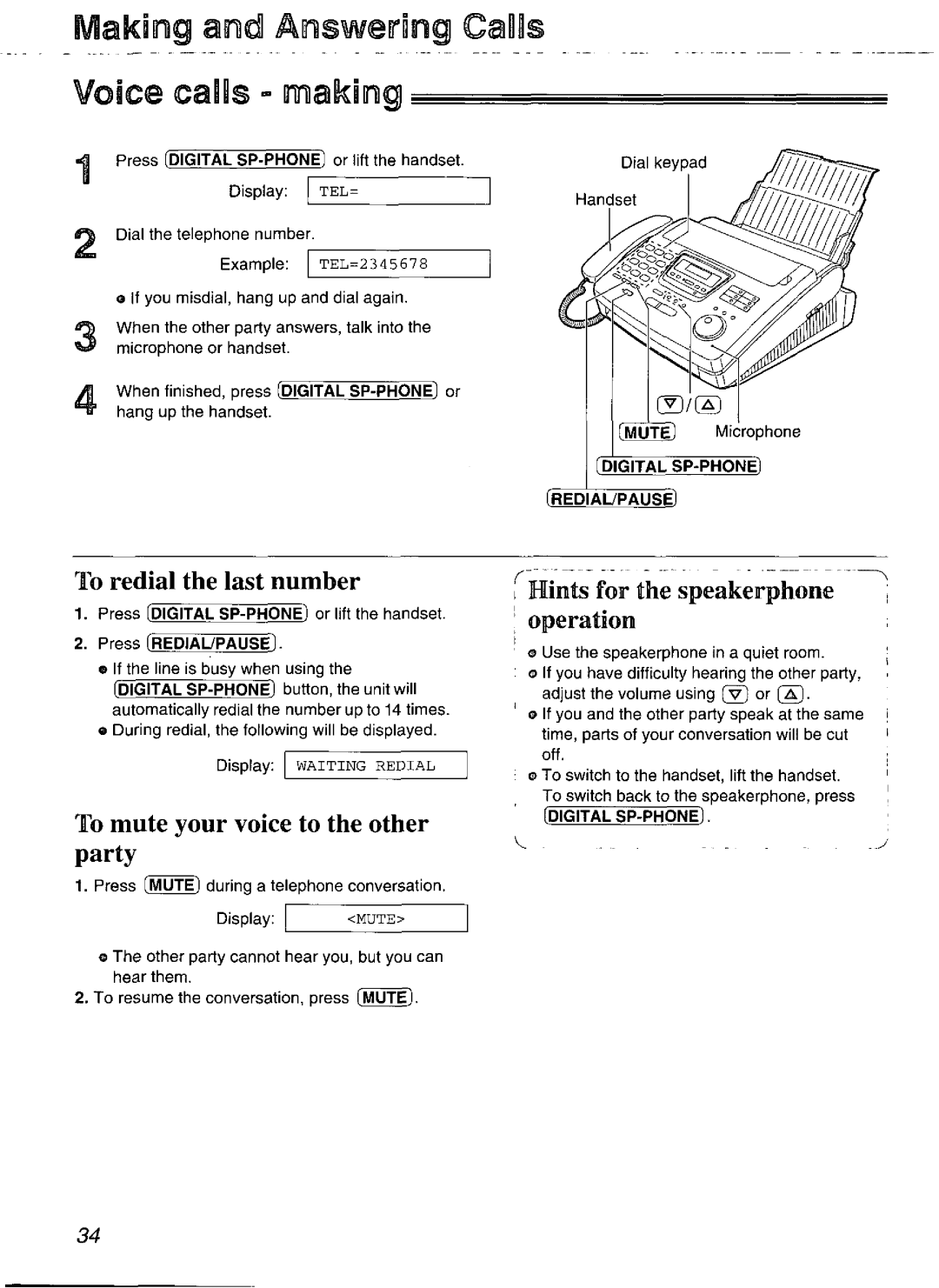 Panasonic KX-FP270, KX-FP265 manual 