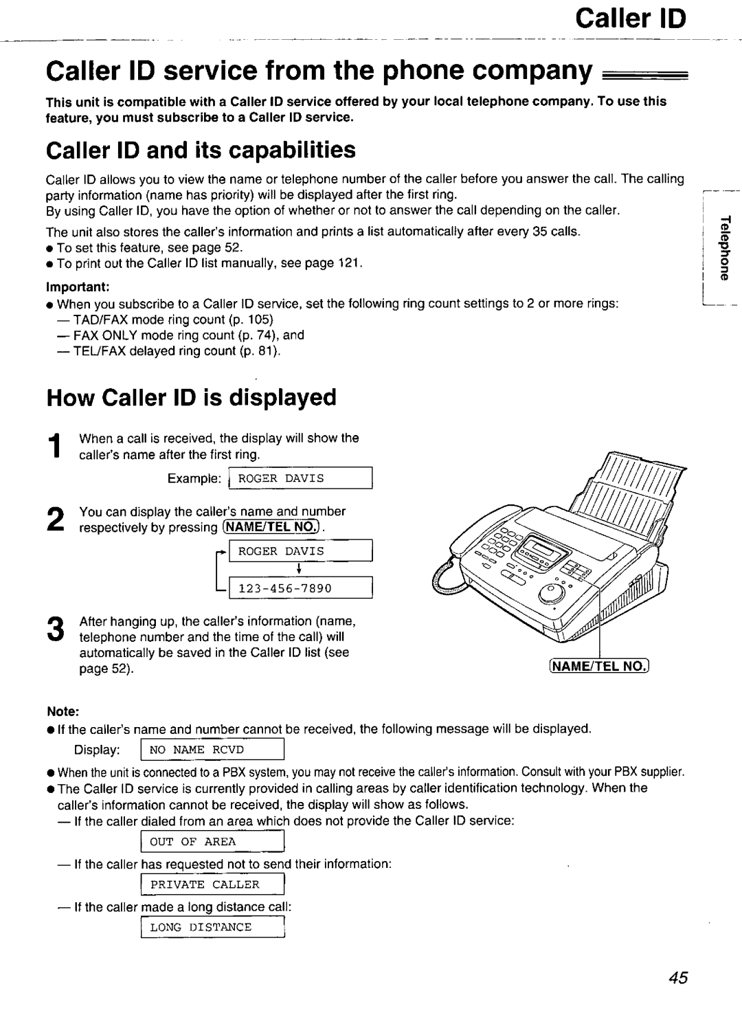 Panasonic KX-FP265, KX-FP270 manual 