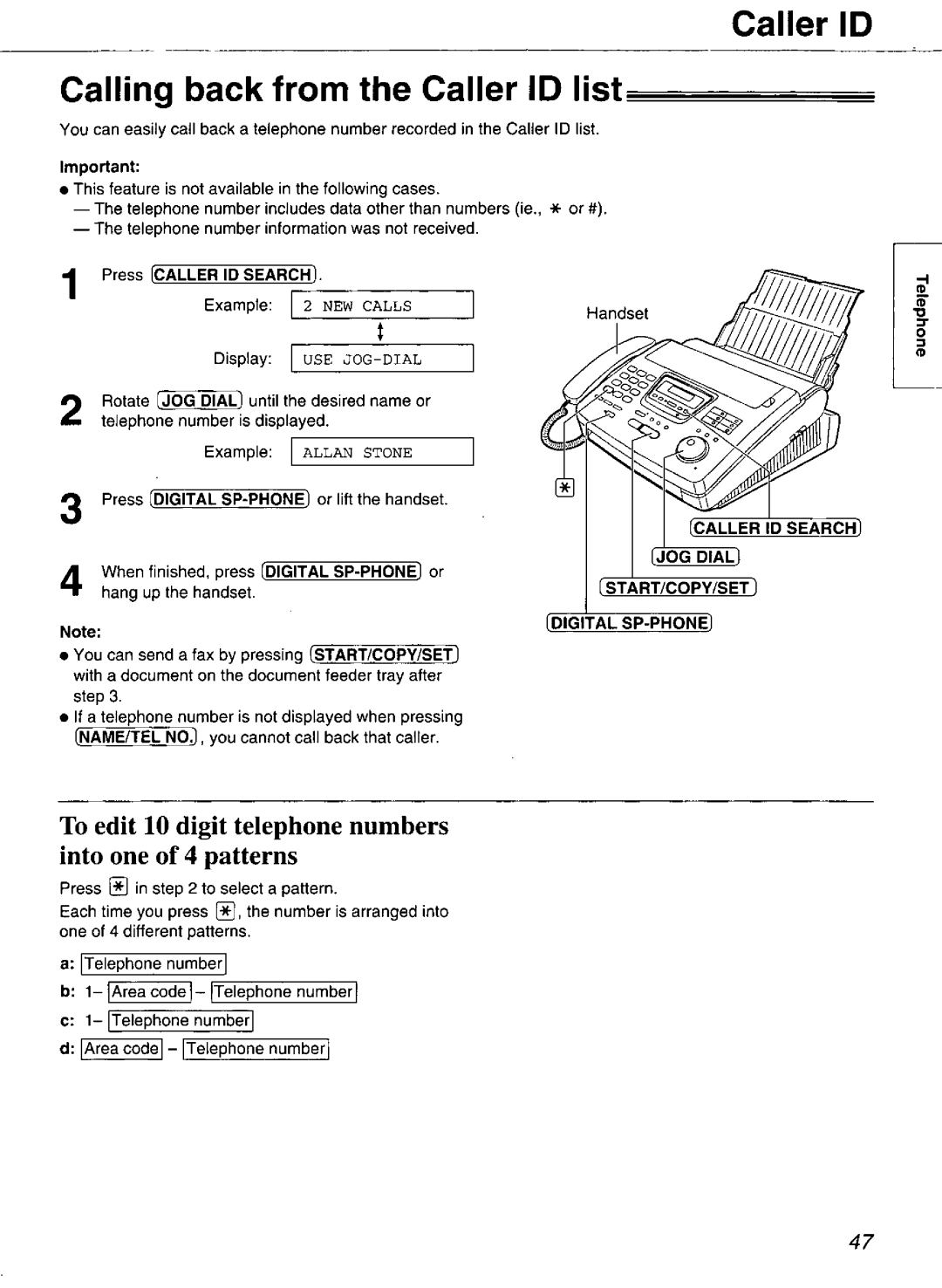 Panasonic KX-FP265, KX-FP270 manual 