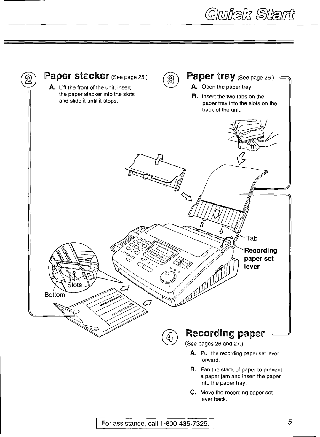 Panasonic KX-FP265, KX-FP270 manual 