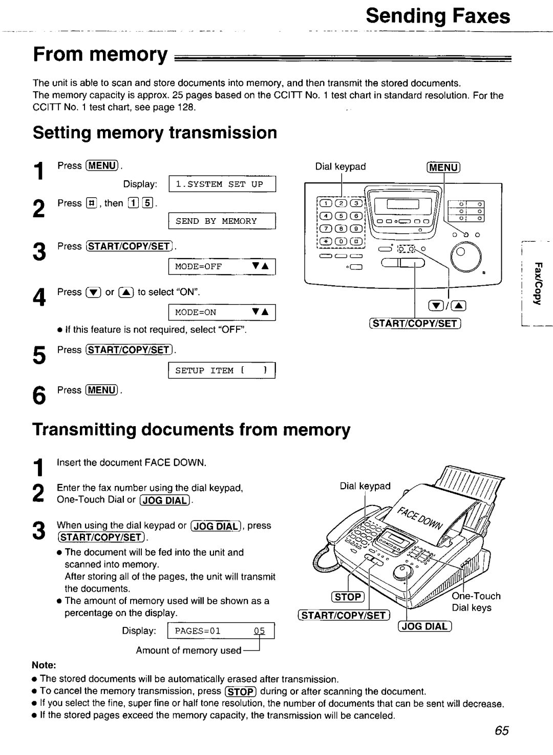 Panasonic KX-FP265, KX-FP270 manual 