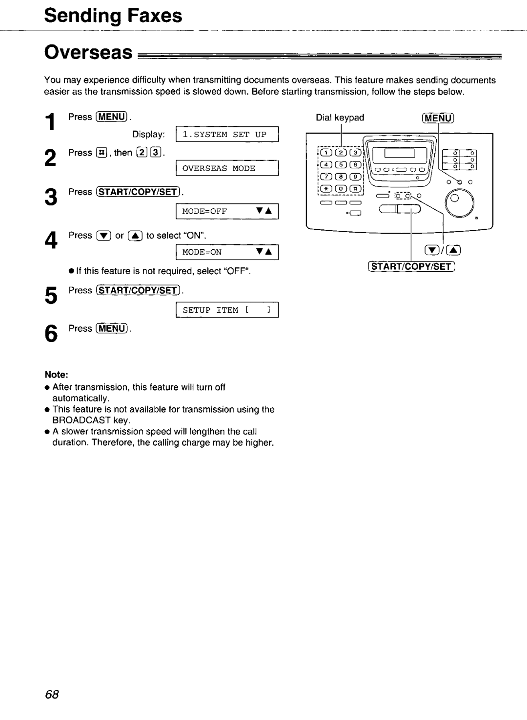 Panasonic KX-FP270, KX-FP265 manual 