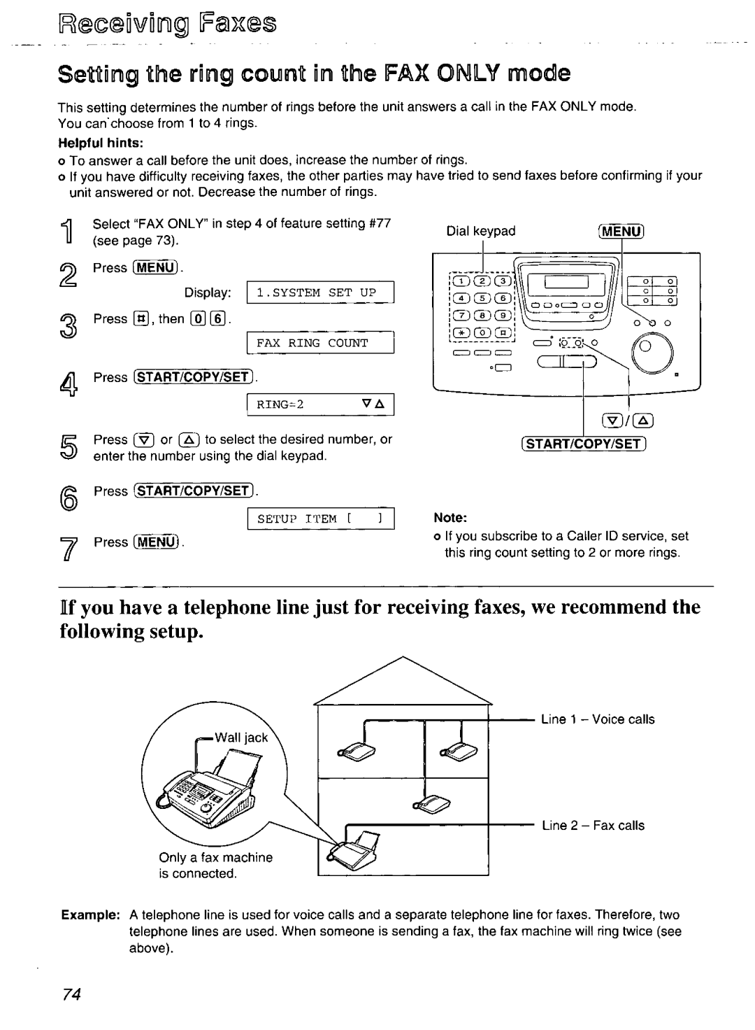 Panasonic KX-FP270, KX-FP265 manual 