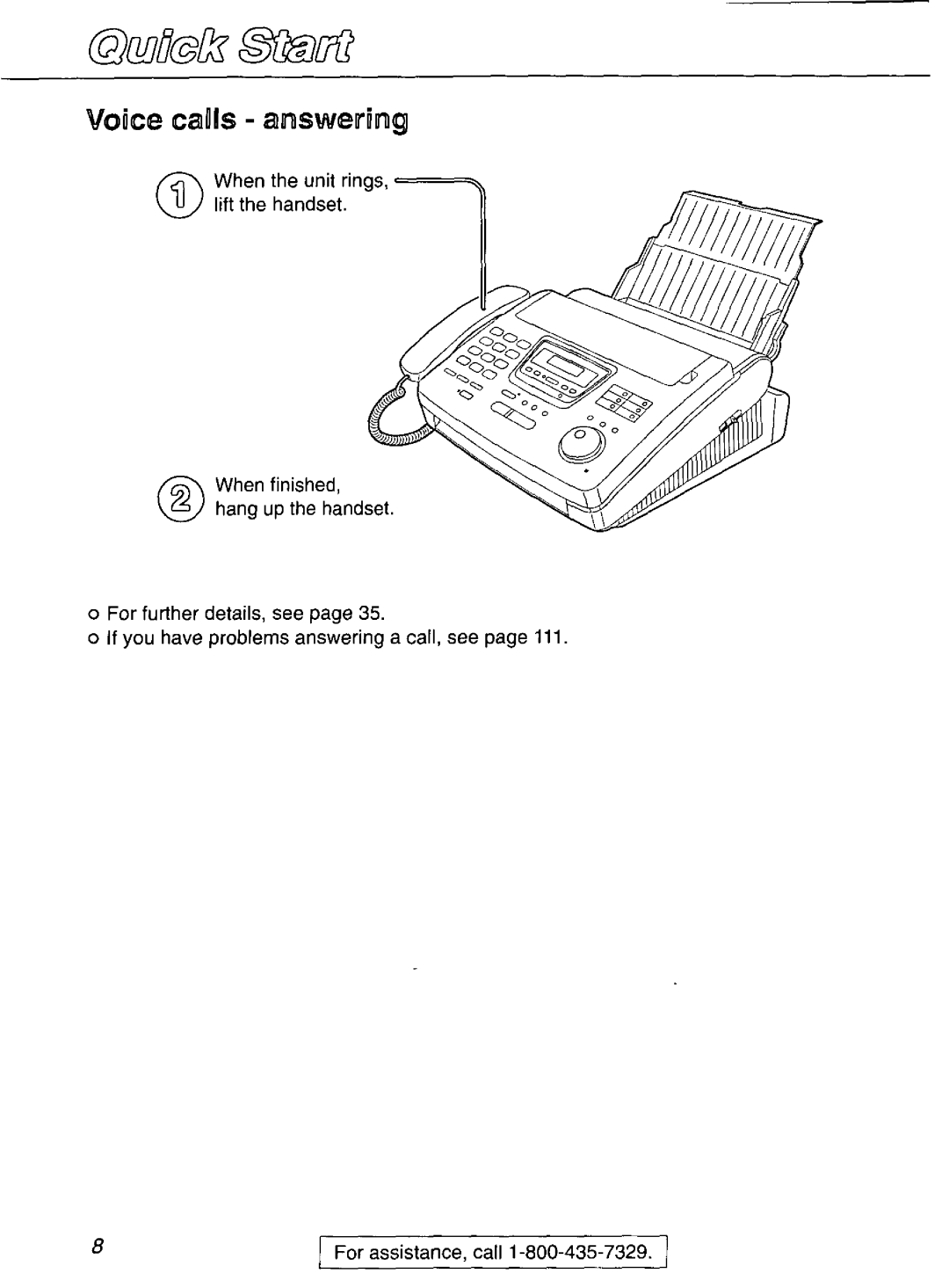 Panasonic KX-FP270, KX-FP265 manual 