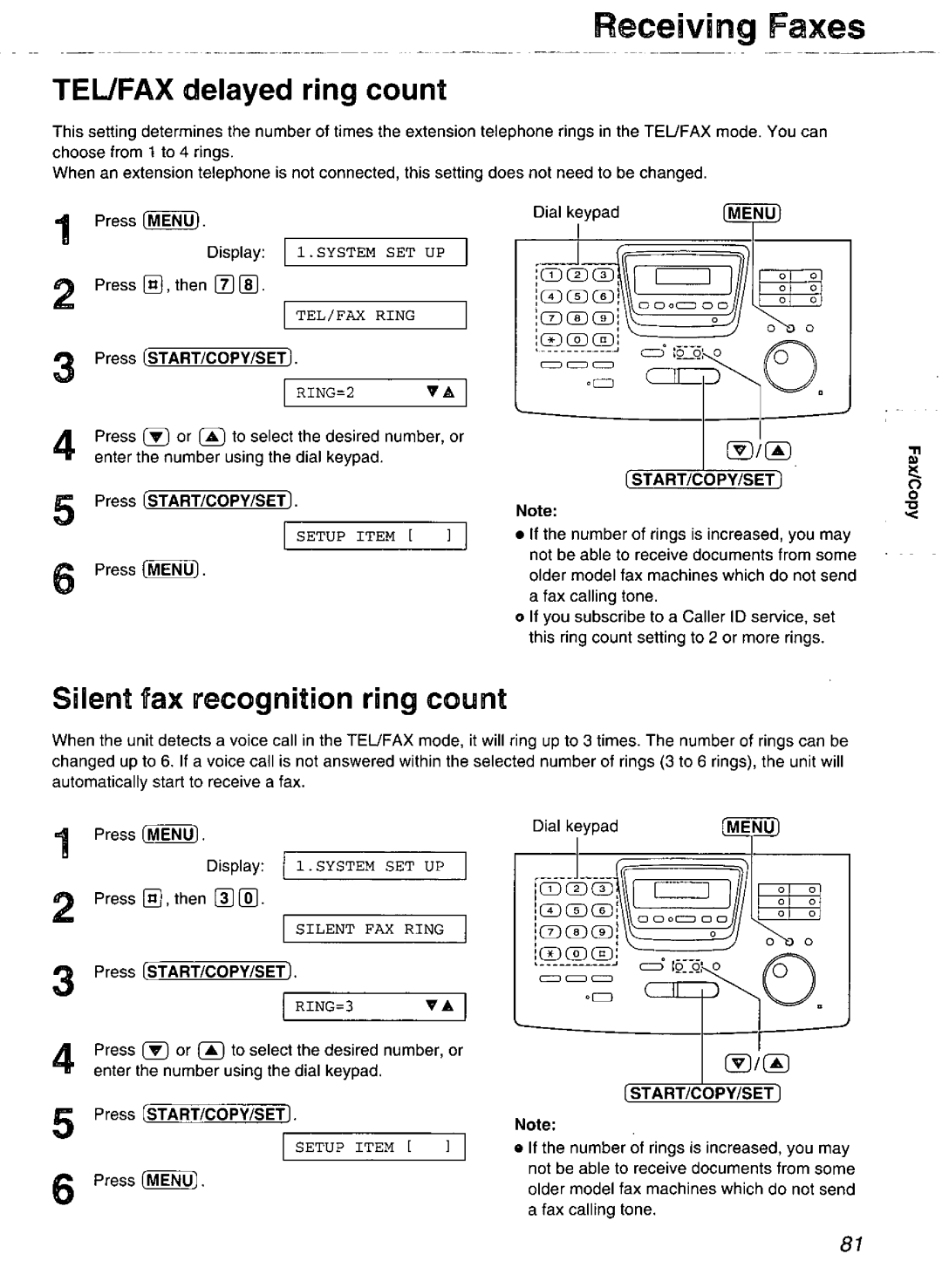 Panasonic KX-FP265, KX-FP270 manual 