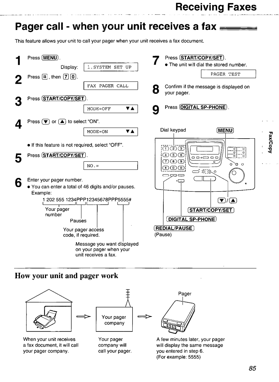 Panasonic KX-FP265, KX-FP270 manual 