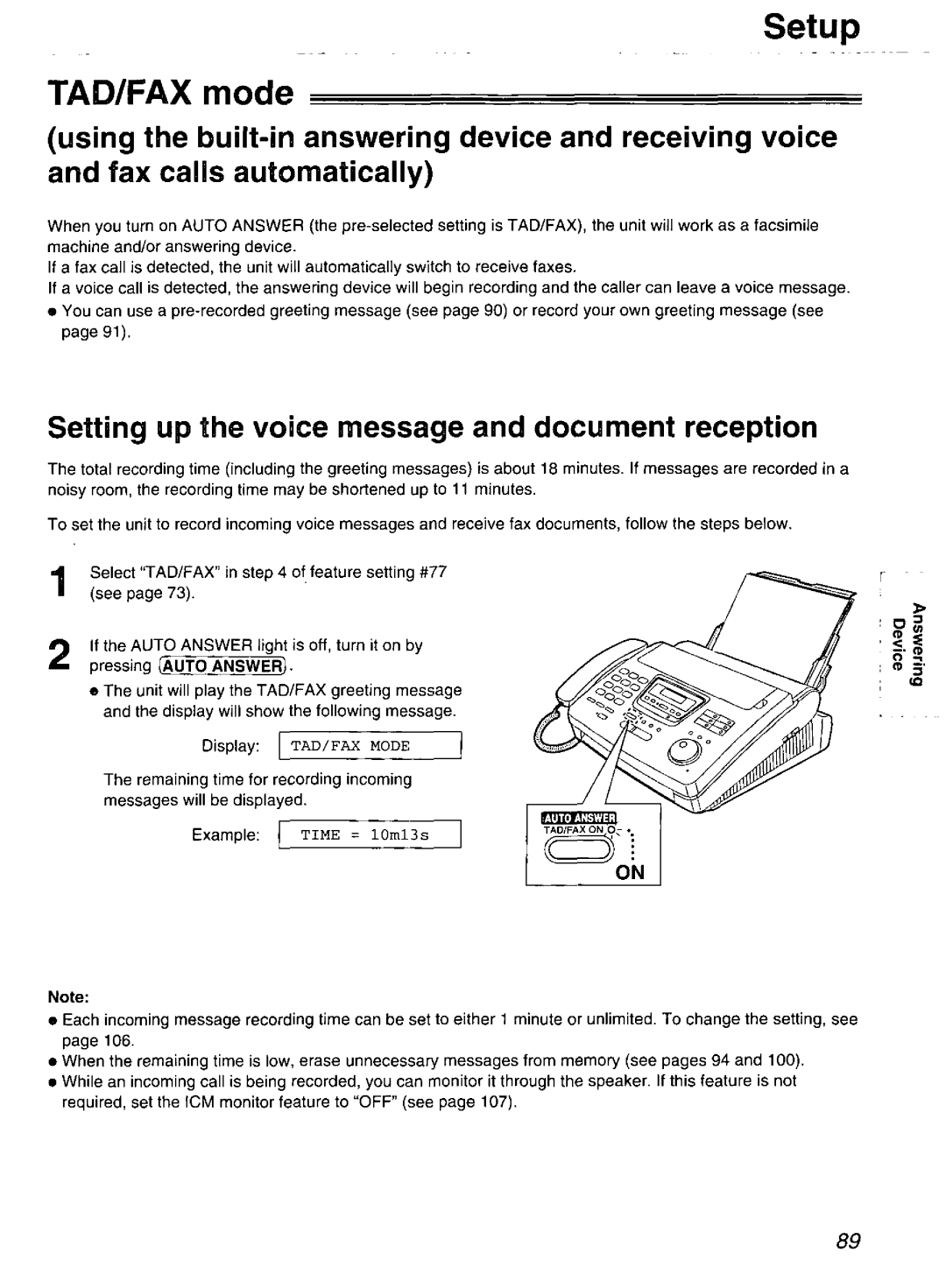 Panasonic KX-FP265, KX-FP270 manual 