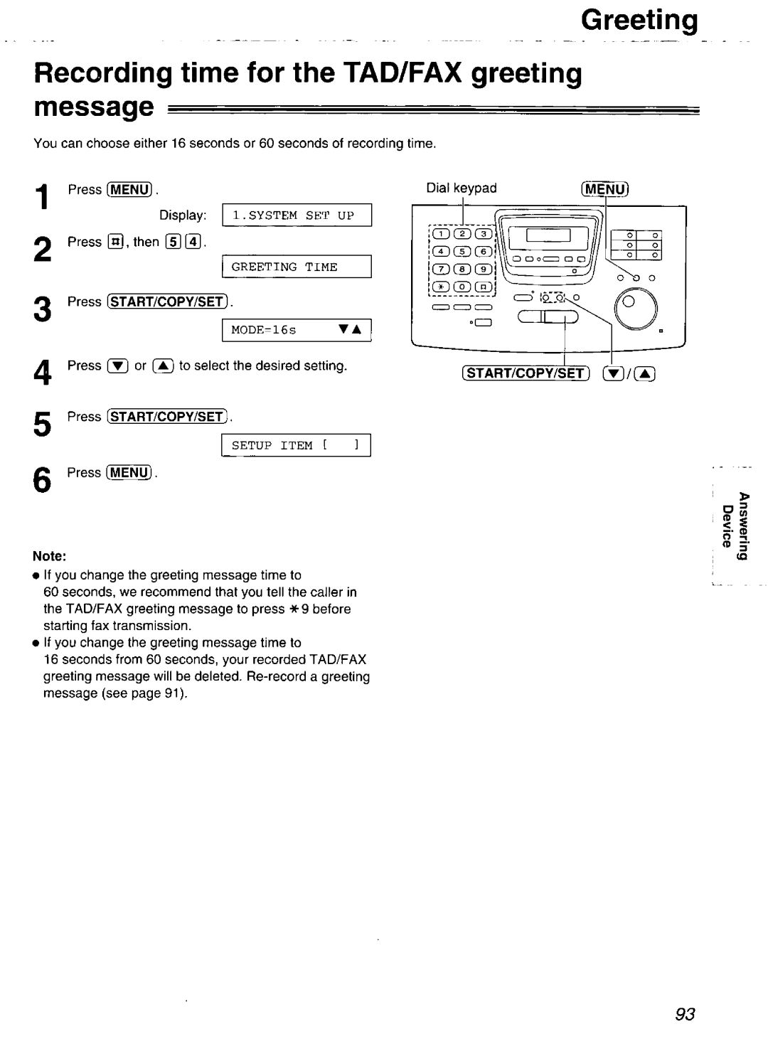 Panasonic KX-FP265, KX-FP270 manual 